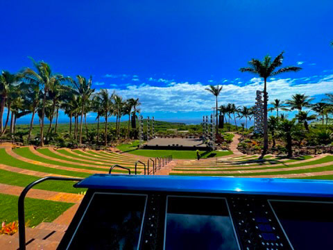 Lanai Ocean Theater, Four Seasons Lanai, Hawaii - February 2023 (Install Tech - Upstaging, Inc)