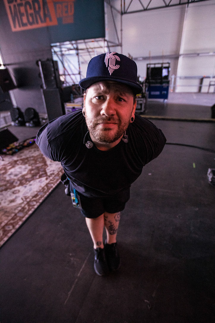 Myself on the Corey Taylor European Tour 2024 (Monitors/Stage Manager)