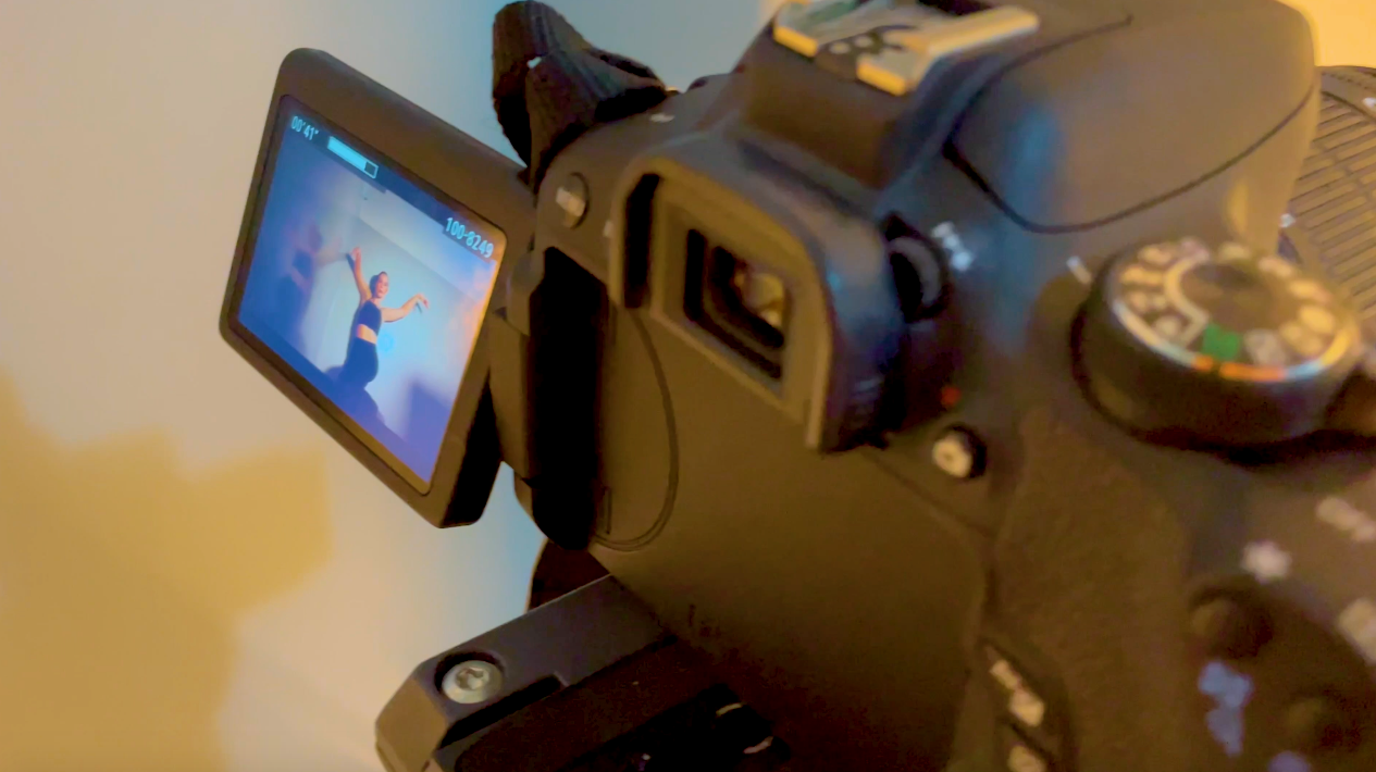 "Making of dance music film"