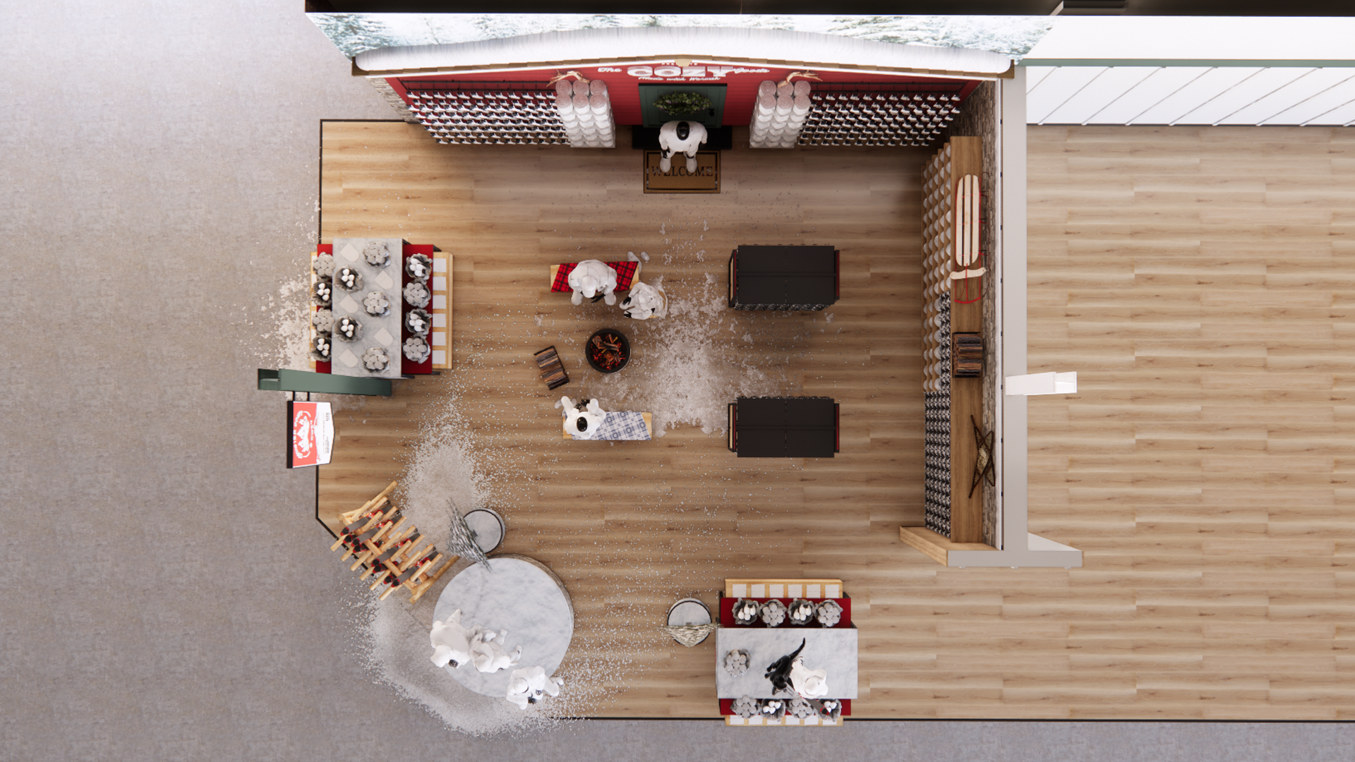 Cozy cabin | Rendering 3