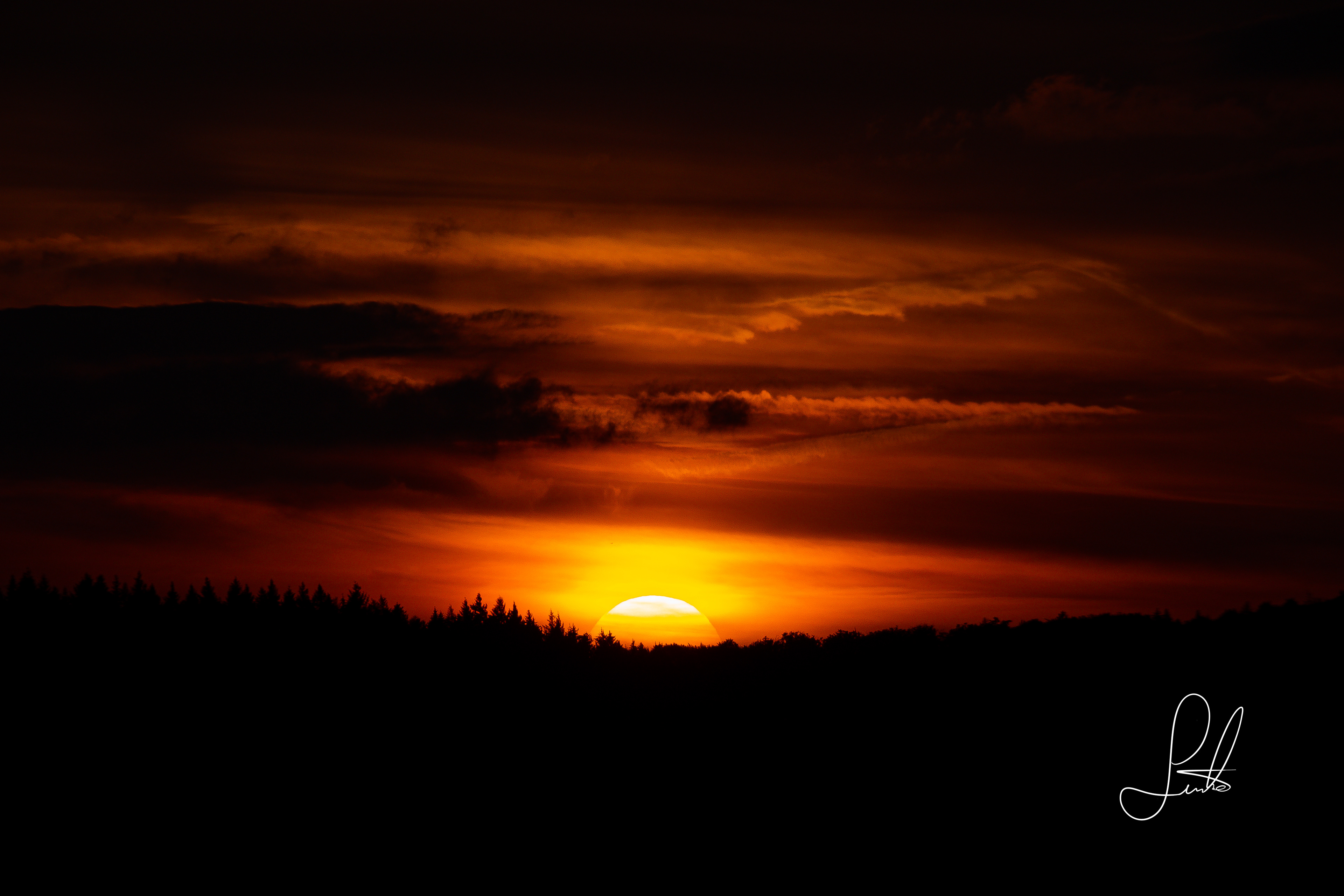 Sonnenuntergang in Konz