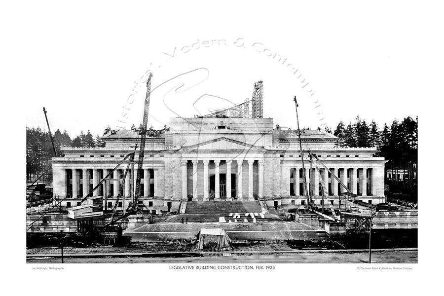 LEGISLATIVE BUILDING CONSTRUCTION, FEB. 1925