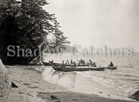 CANOES AT SHOALWATER BAY
