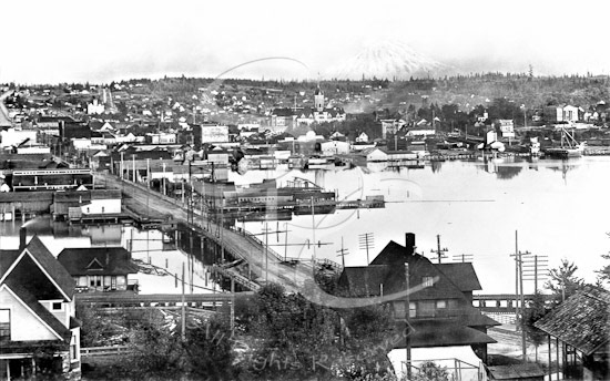 OLYMPIA VIEW FROM WESTSIDE, 1917ca