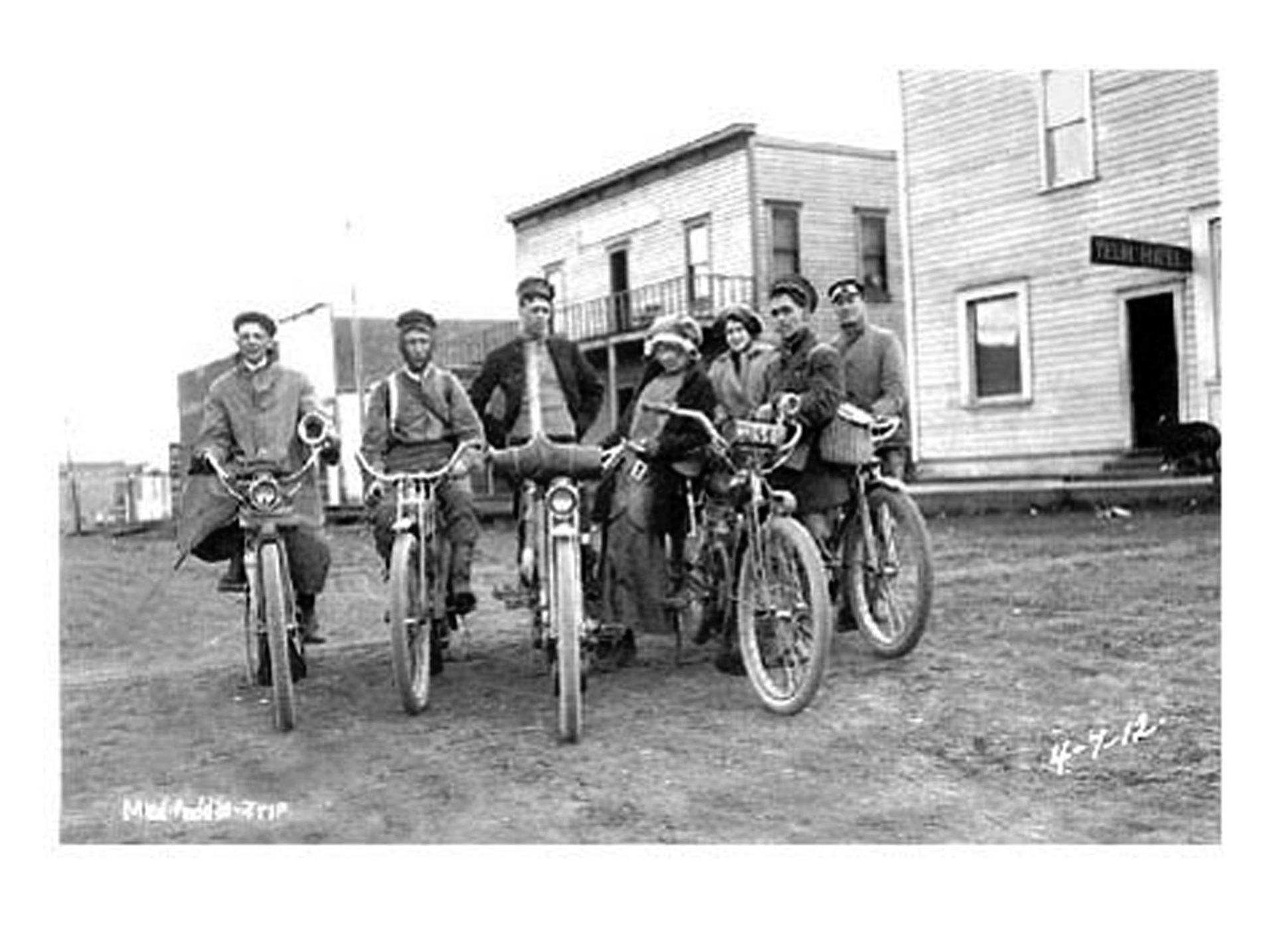 OLYMPIA MOTORCYCLE CLUB by OPAL JEFFERS, JEFFERS STUDIO, OLYMPIA