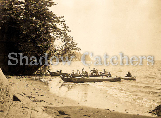 CANOES AT SHOALWATER BAY
