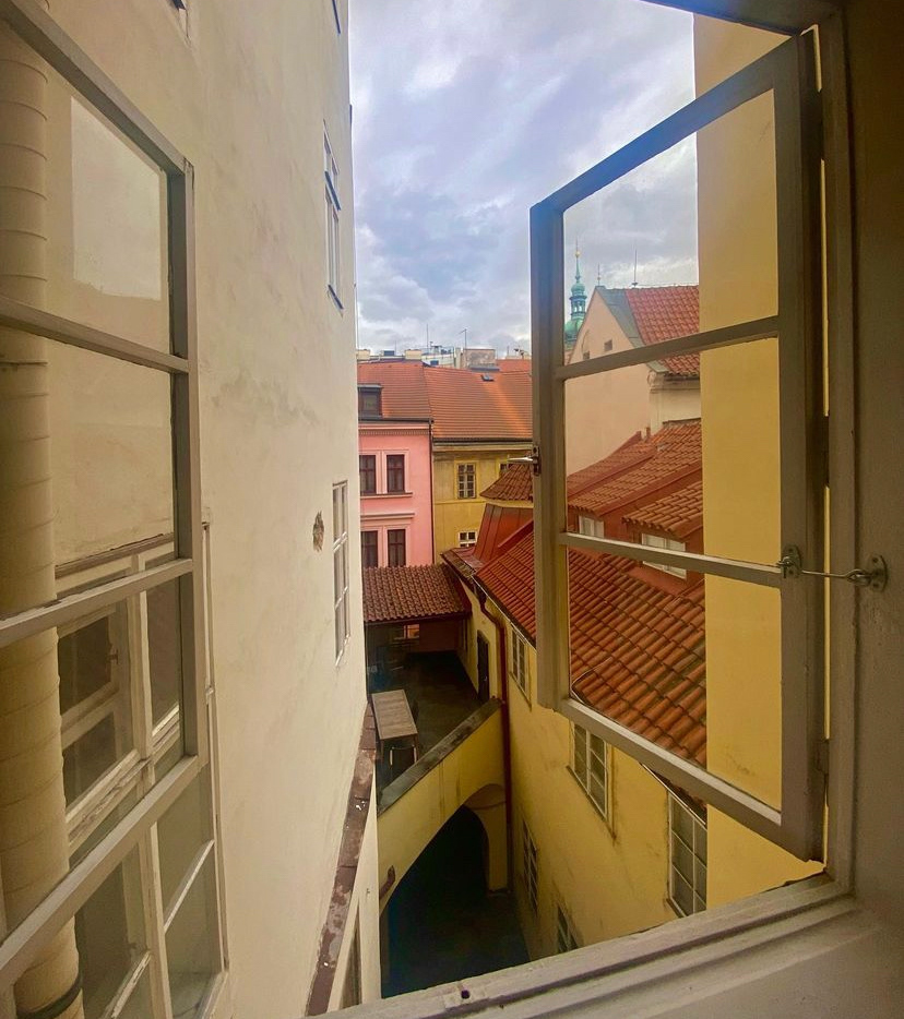 Out the window of NC State Prague