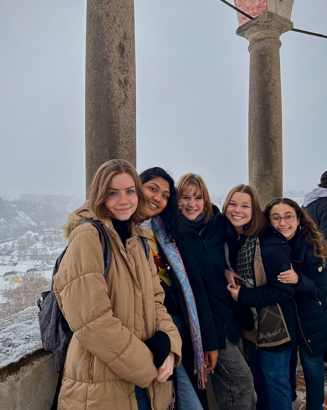 From the castle spire of Cesky Krumlov
