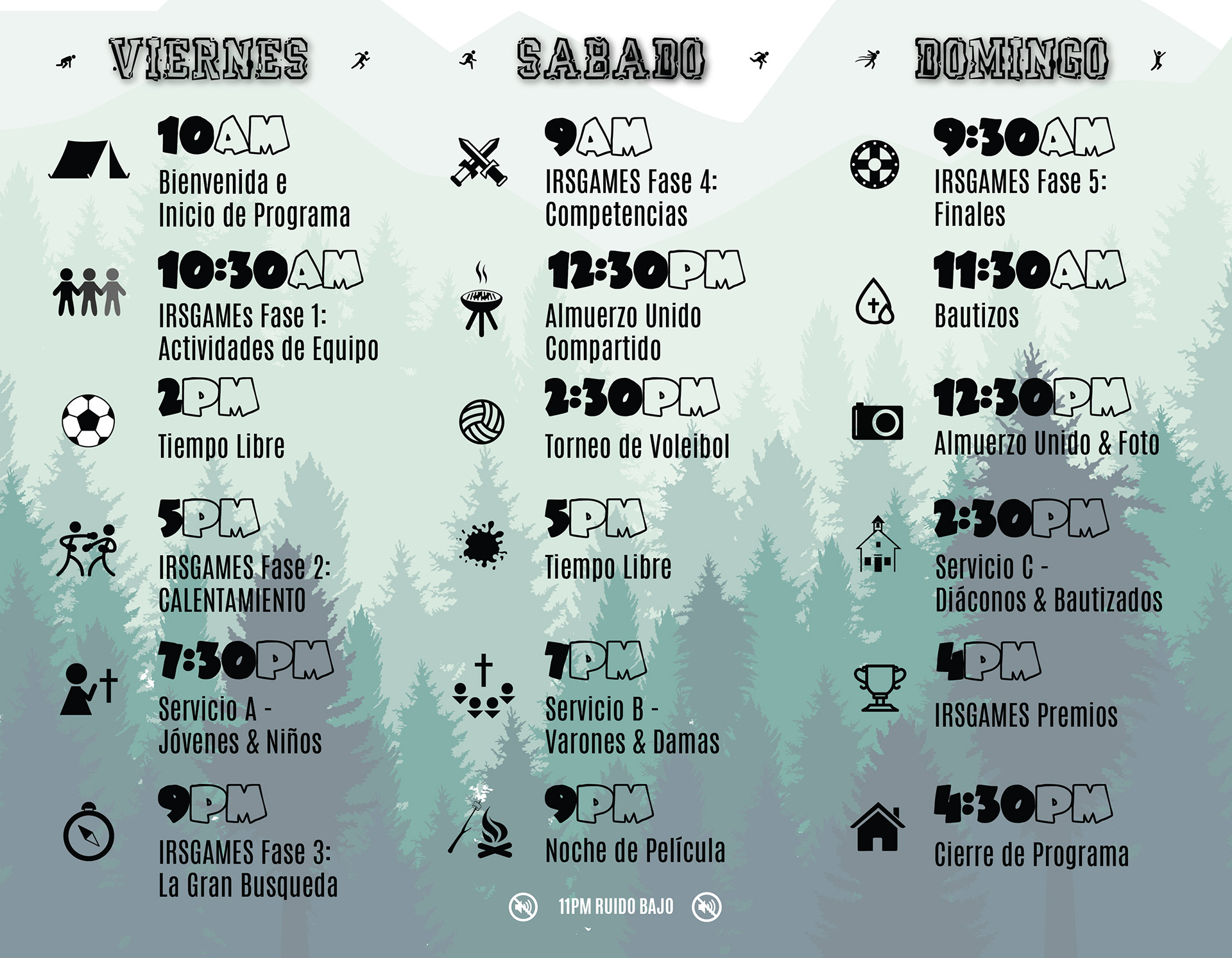 Camping Program Brochure