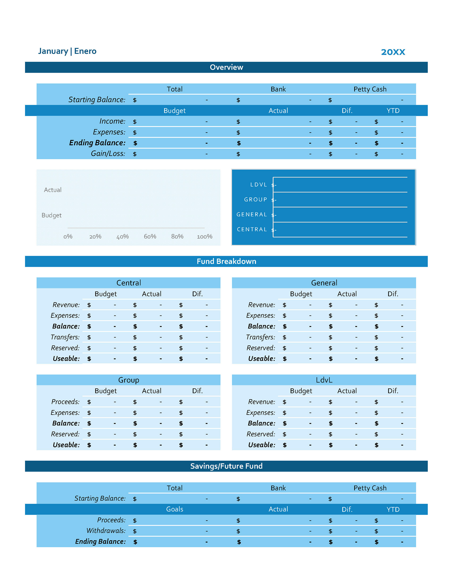 Excel Monthly Report Example