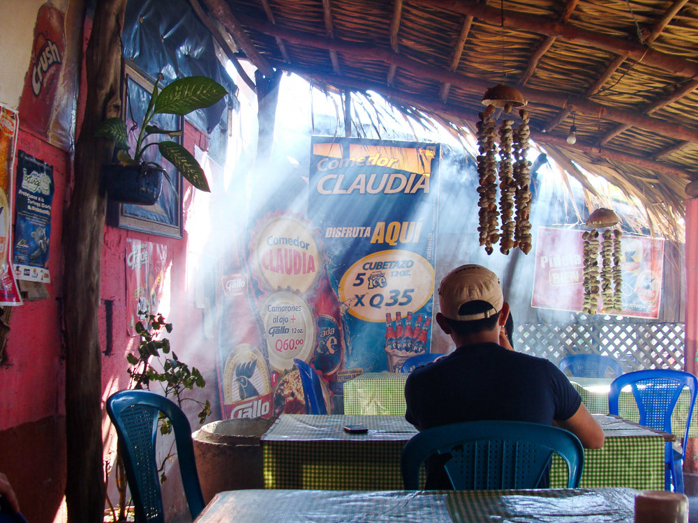 man alone 3, Monterrico, Guatemala