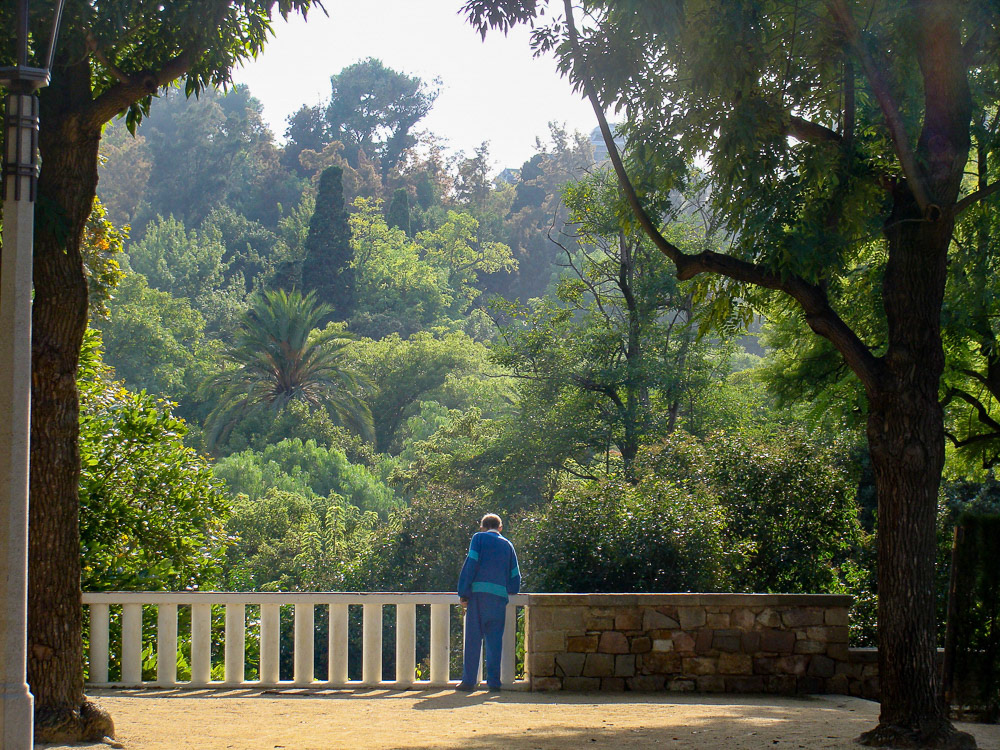 man alone 5, Barcelona, Spain