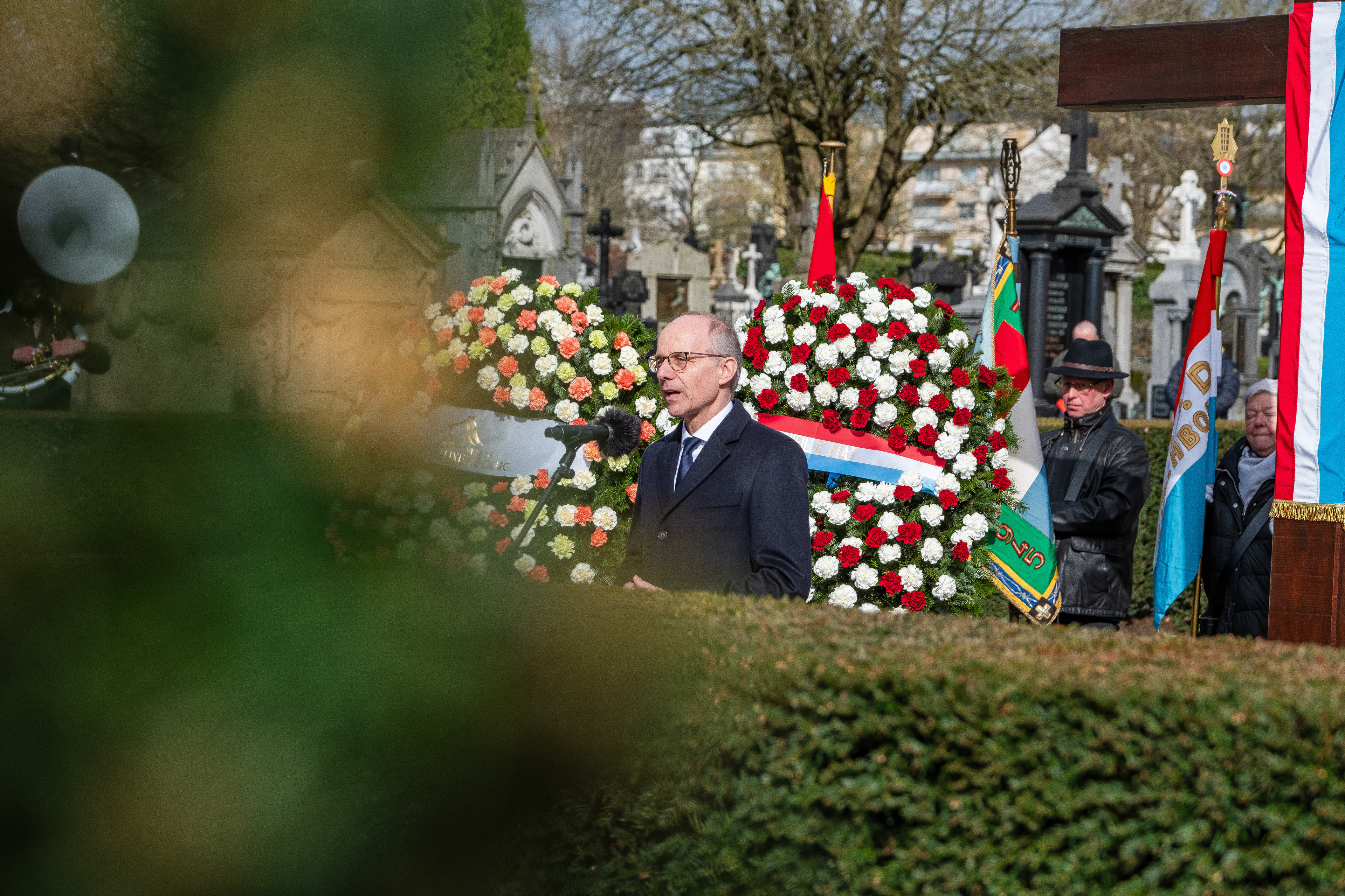 Premier Ministre Luc Frieden - Cérémonie commémorative Résistance for Luxembourger Wort