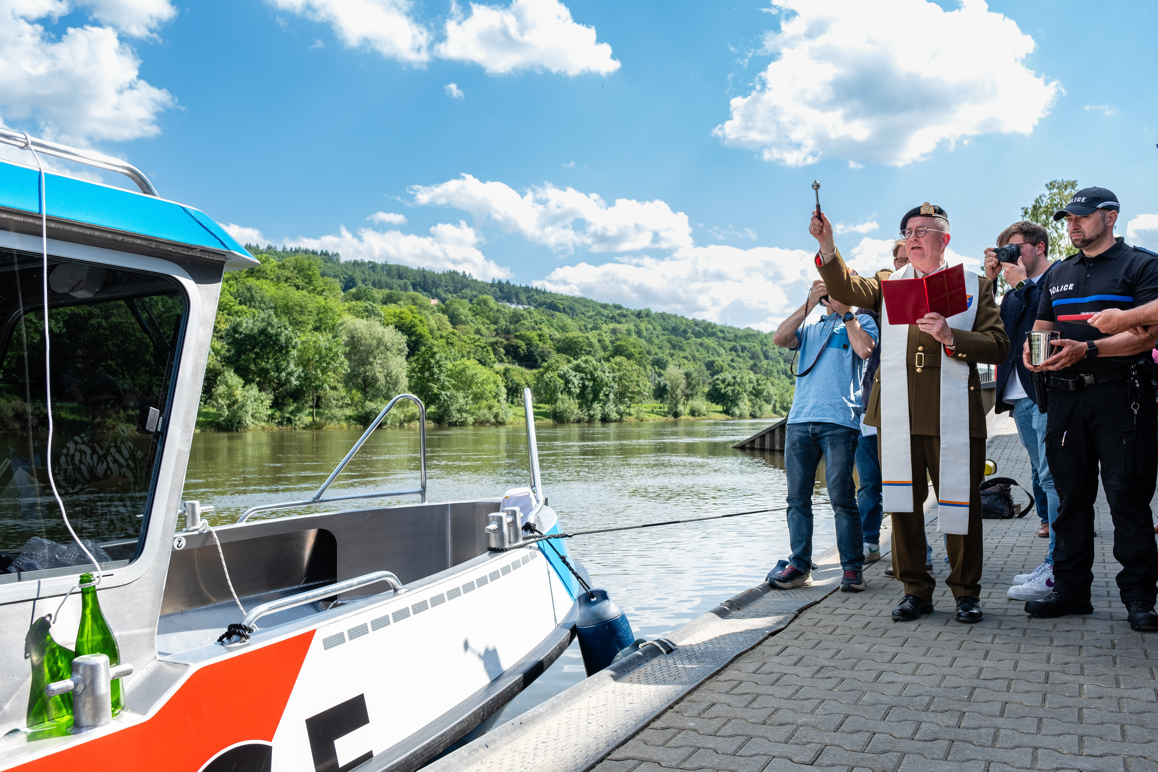 Inauguration new Police Boat for Luxemburger Wort