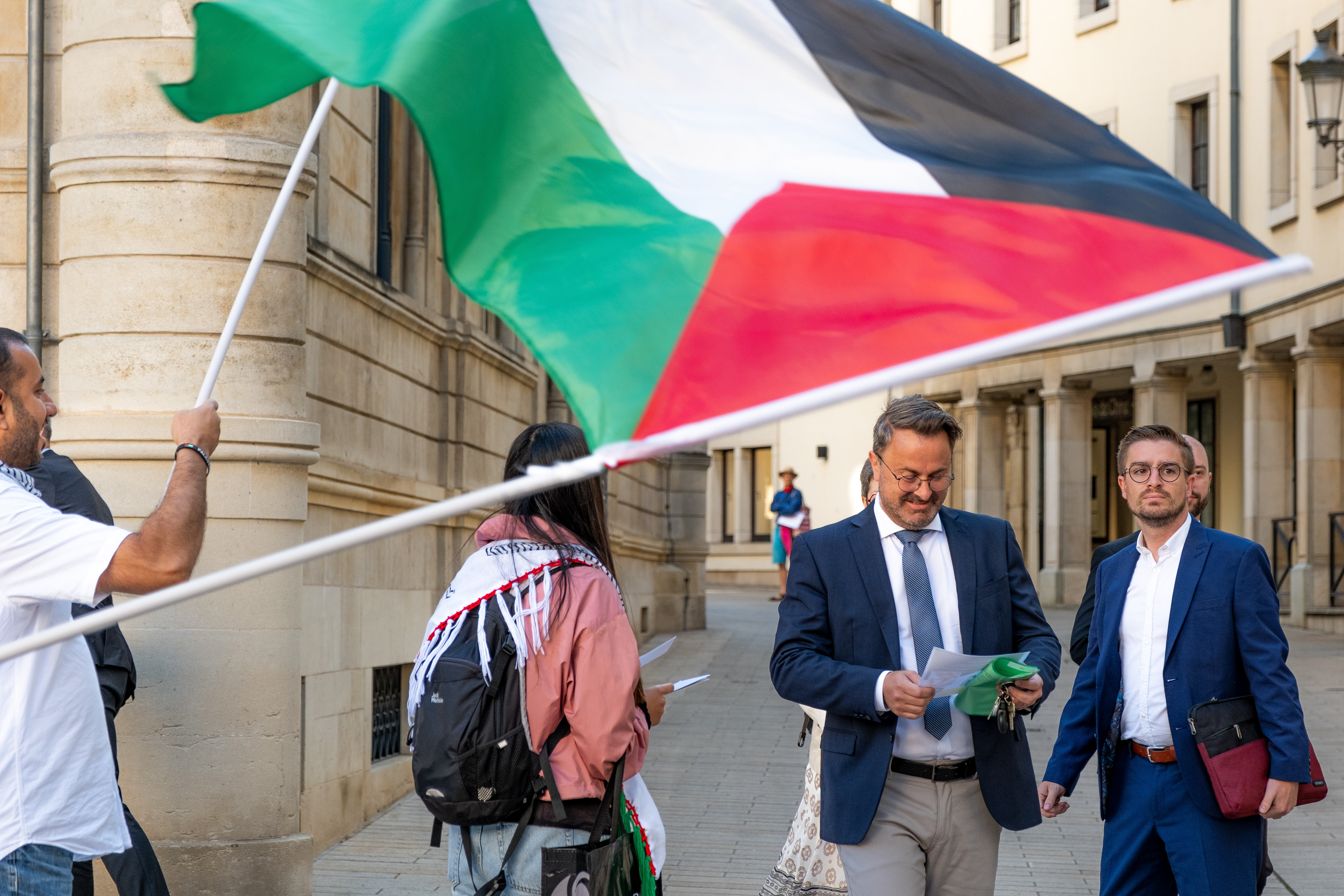 Xavier Bettel, Foreign Affairs Minister, Hearing for the Aknowledgement of the State Palestine, Luxembourg June 2024 for Luxemburger Wort