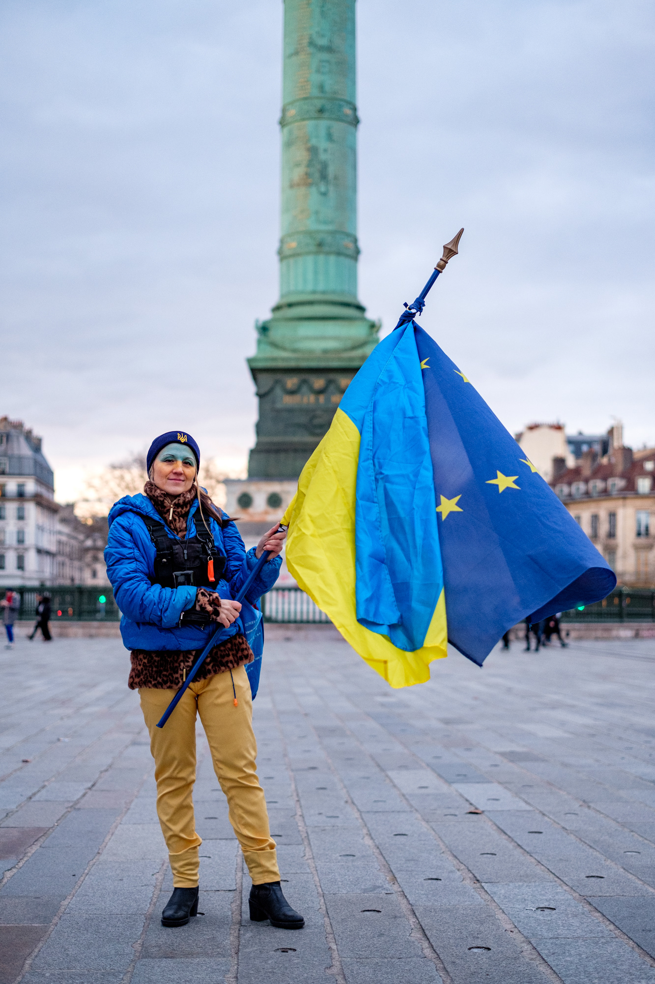 Manifestation en soutien à l'Ukraine, 25 février 2023, Paris