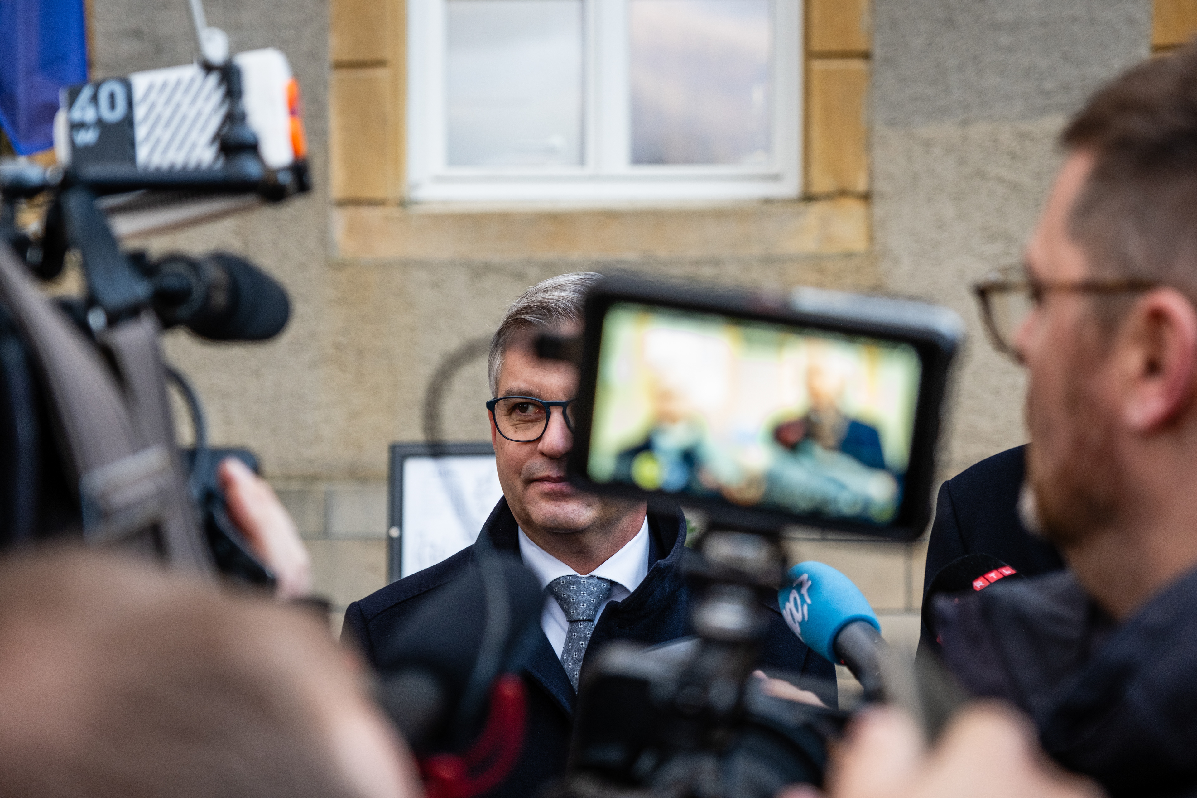 EU commissioner Magnus Brunner in Schengen, for Luxemburger Wort