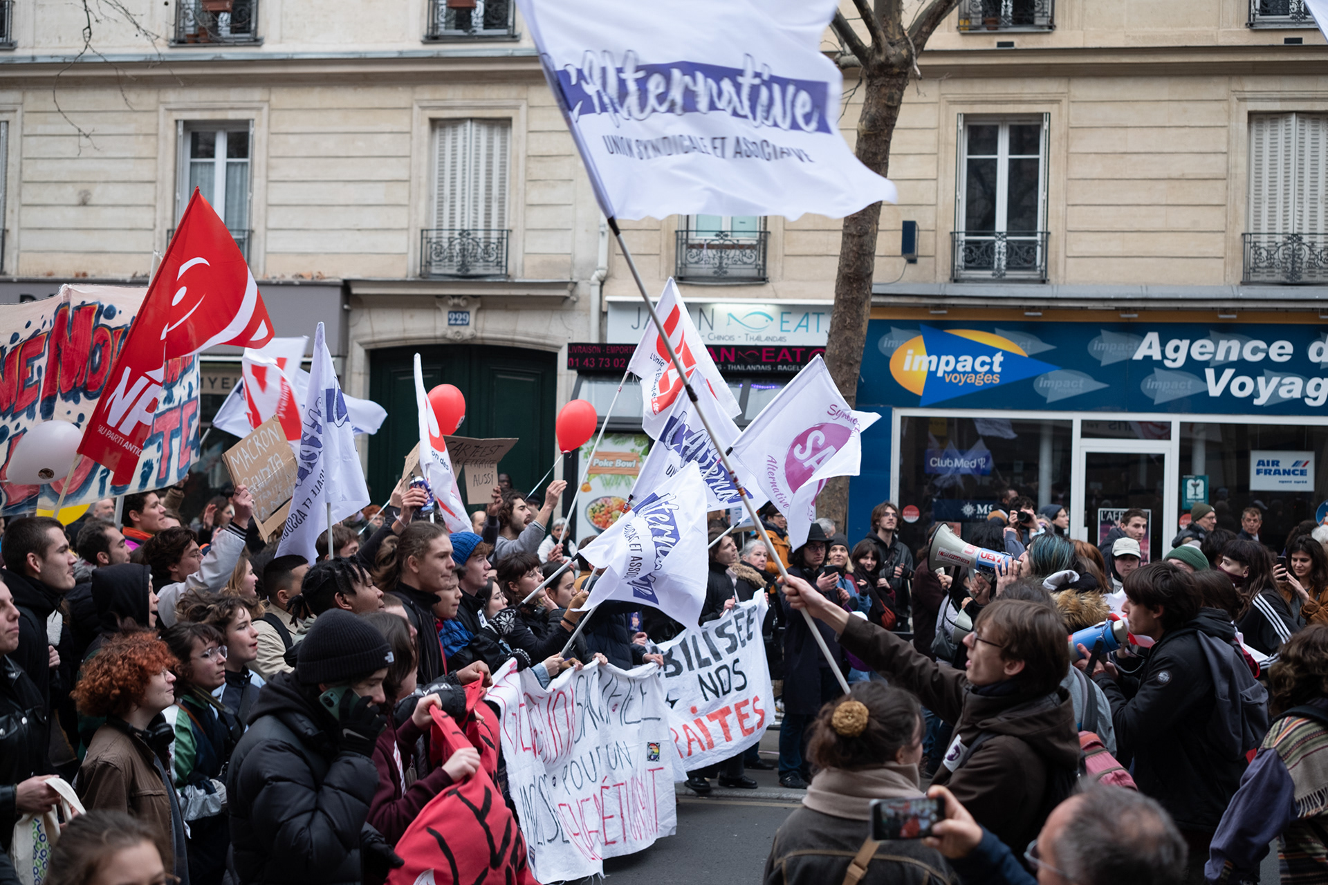 Manifestations contre la réforme des retraites, février-mars 2023, Paris