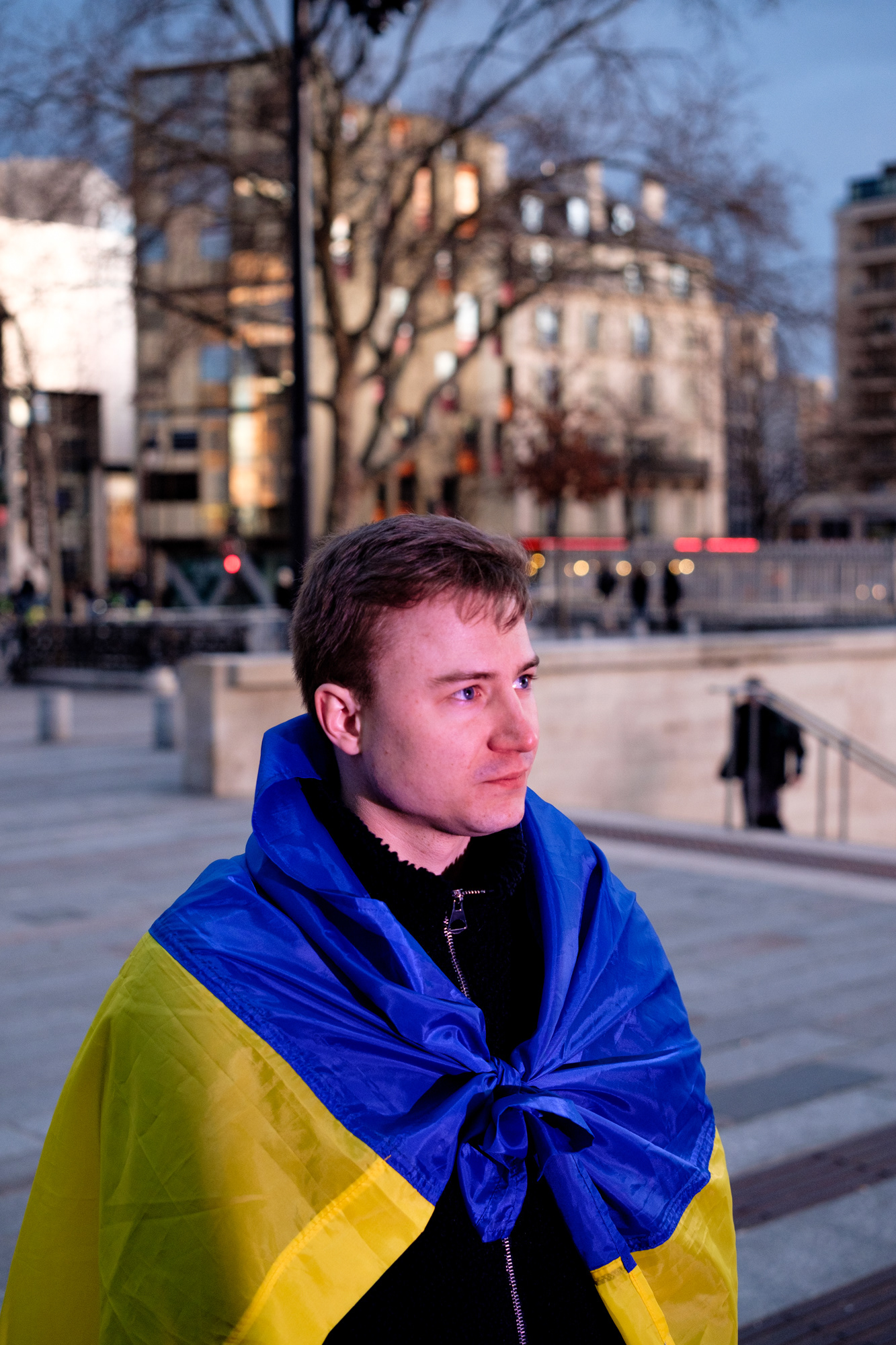 Manifestation en soutien à l'Ukraine, 25 février 2023, Paris