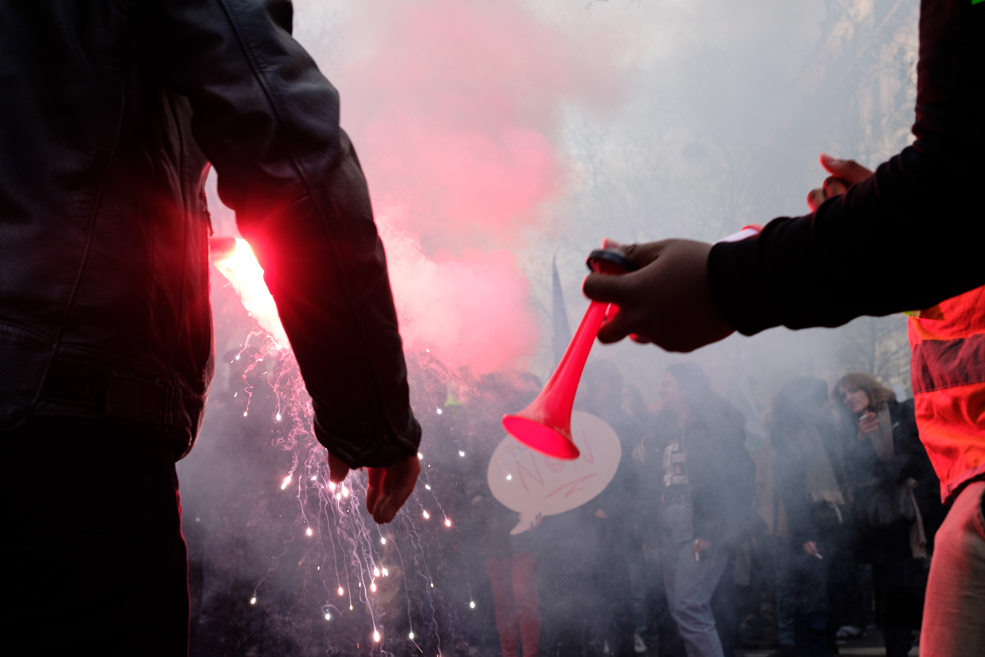 Manifestations contre la réforme des retraites, février-mars 2023, Paris