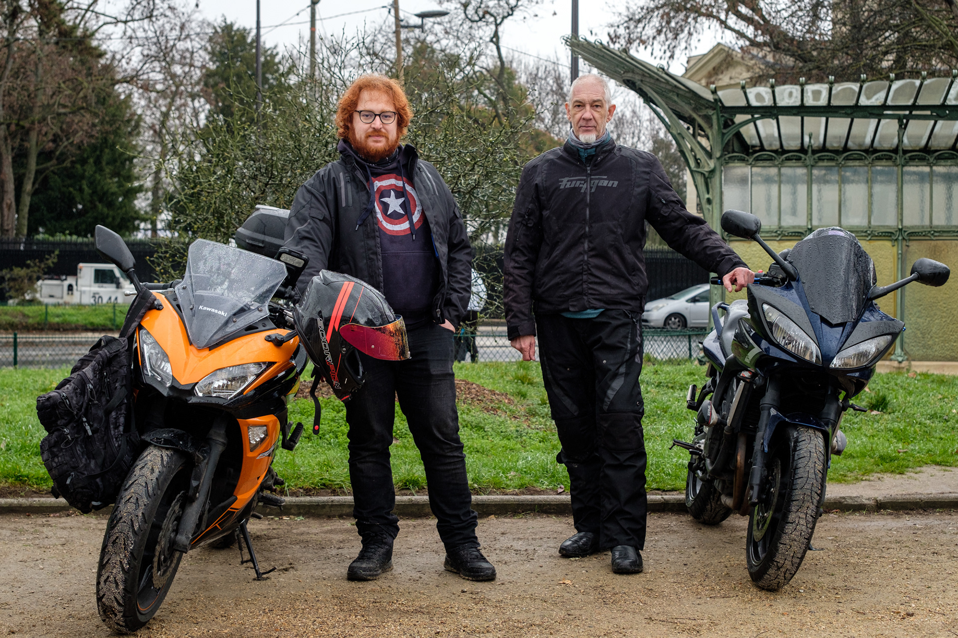 Manifestation contre l'obligation du contrôle technique pour motos organiséE par la Fédération Française des Motard(e)s en Colère, 4 février 2023, Paris