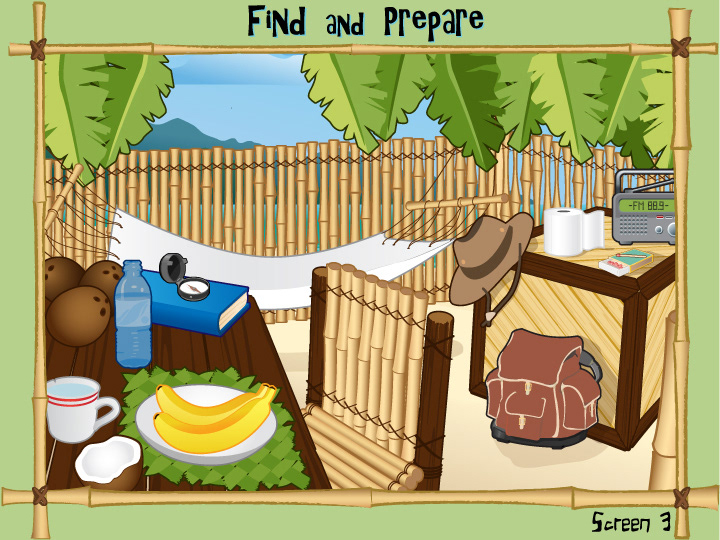 Illustration for hurricane preparedness hidden image contest