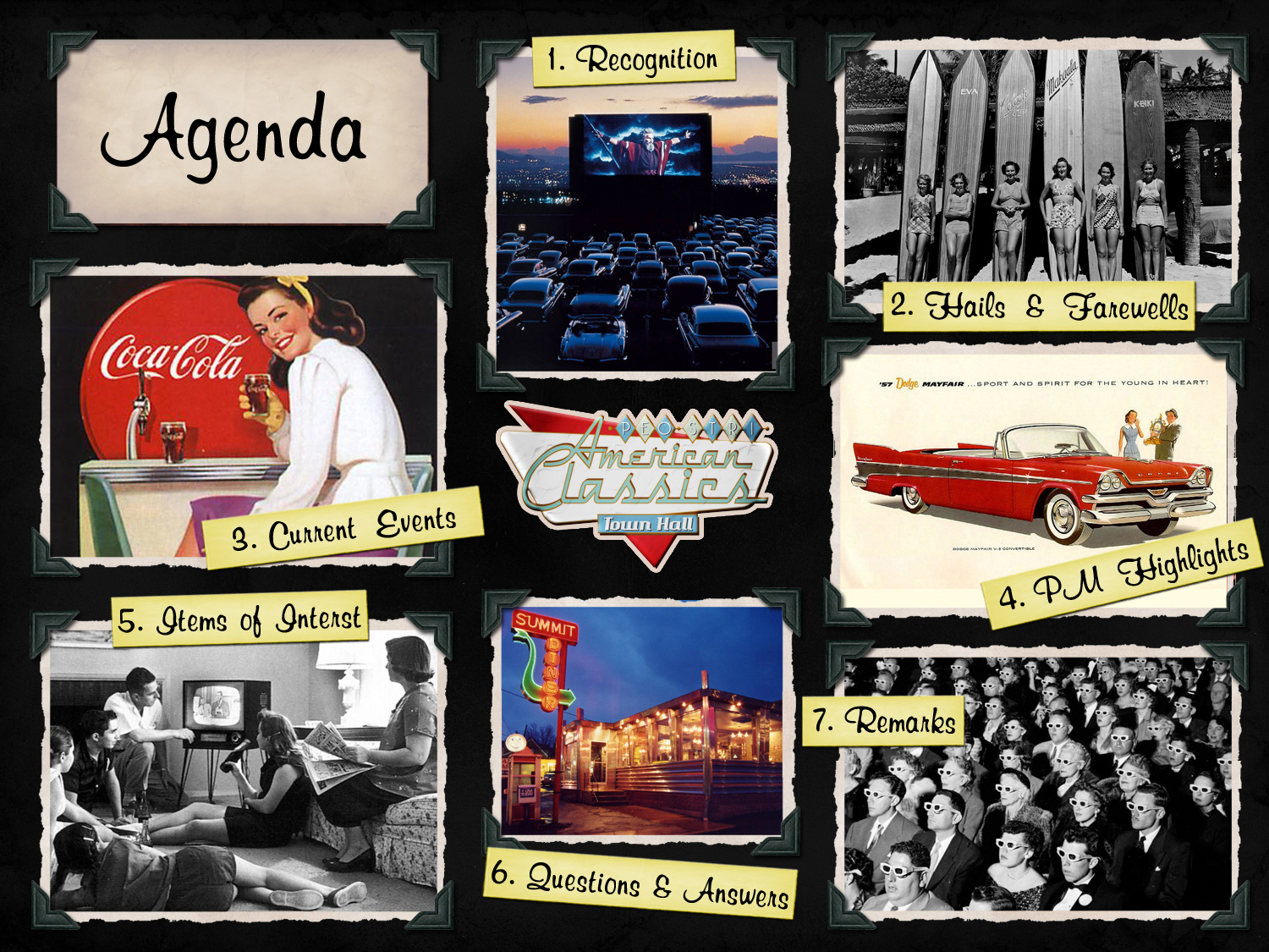 Agenda slide