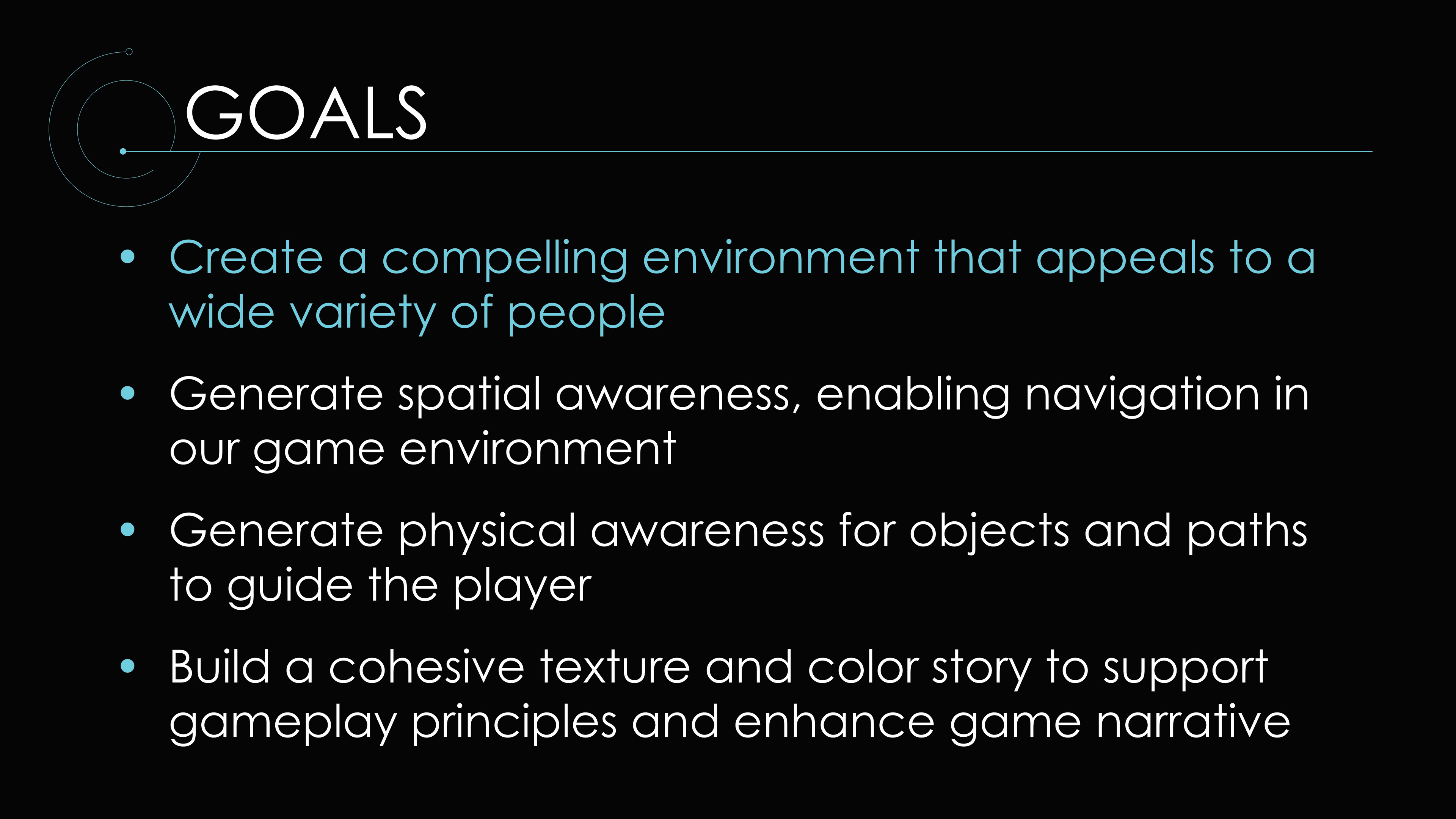Excerpt from game style guide