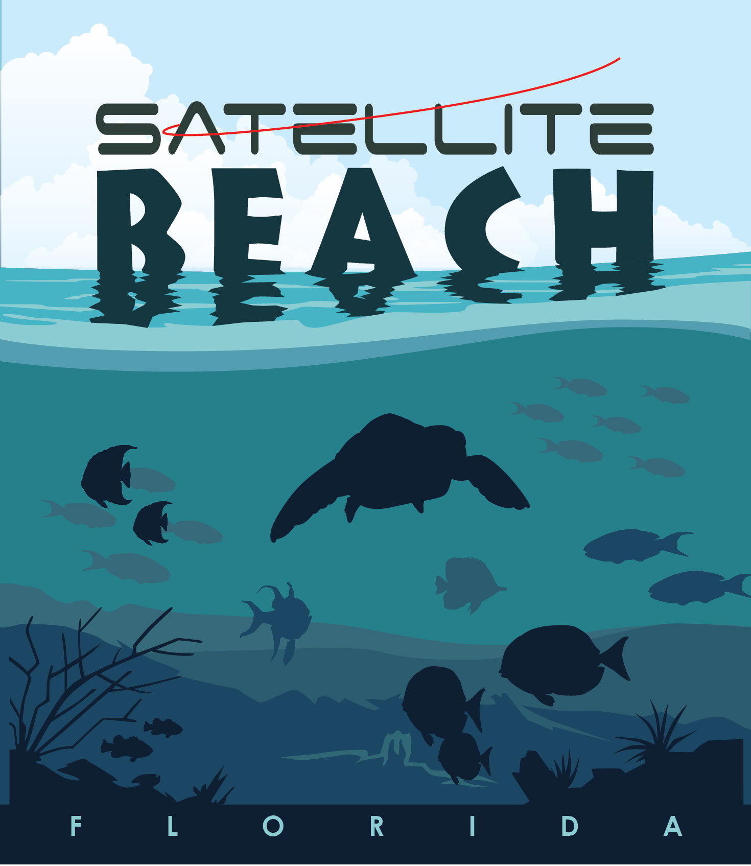 Vector illustration for travel poster calendar