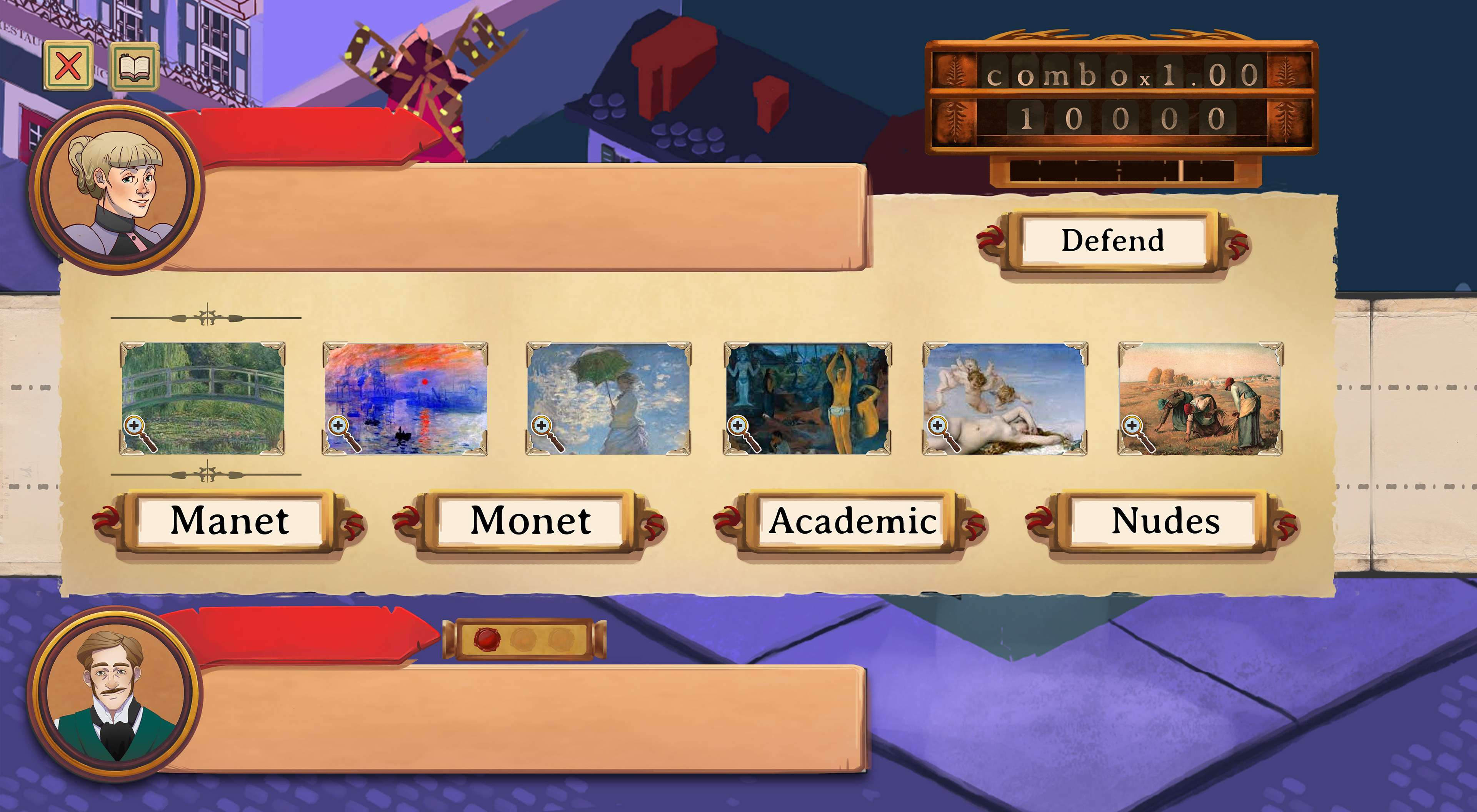 Screenshot from original prototype