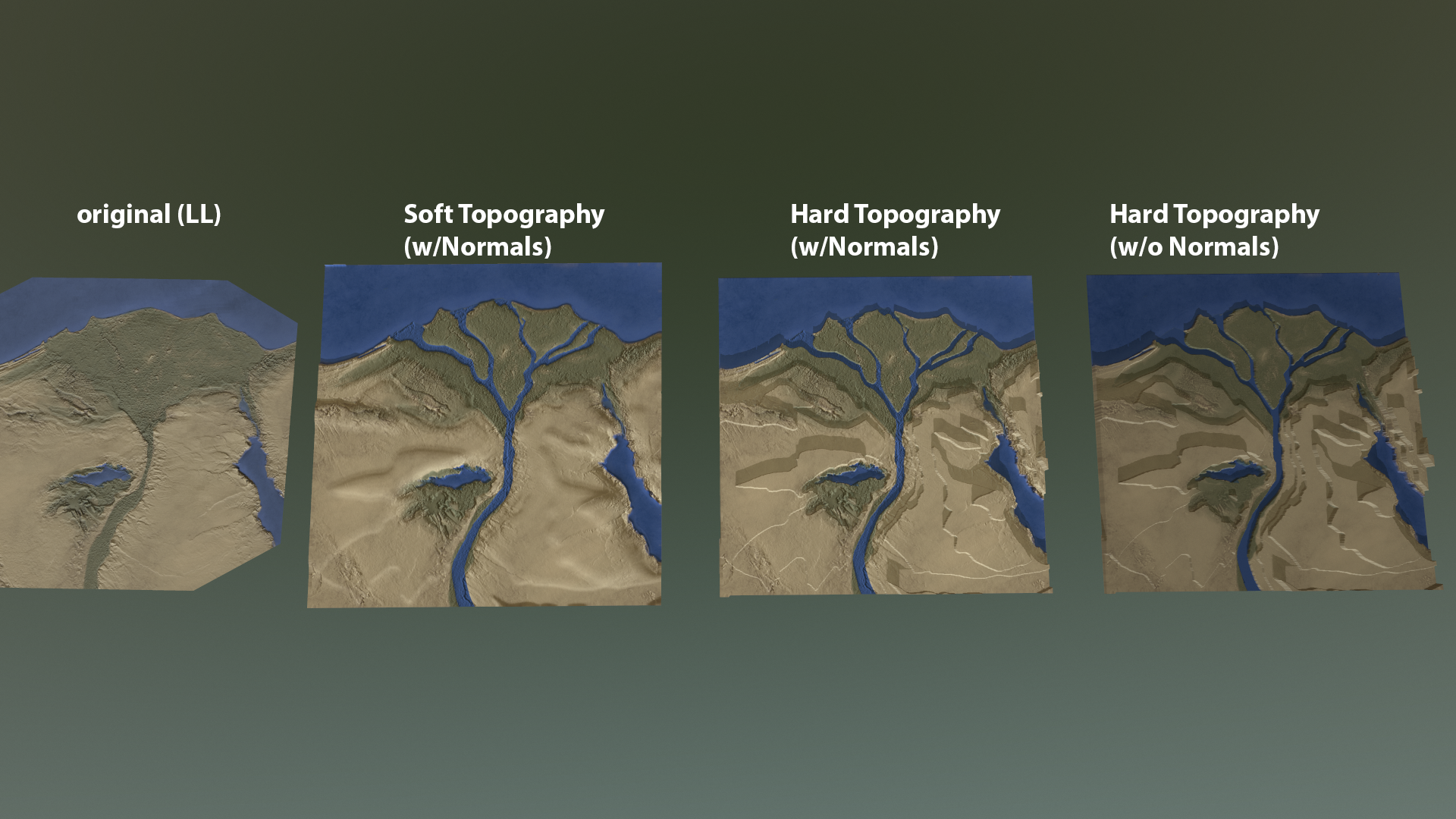 Screenshot of map redesign concept