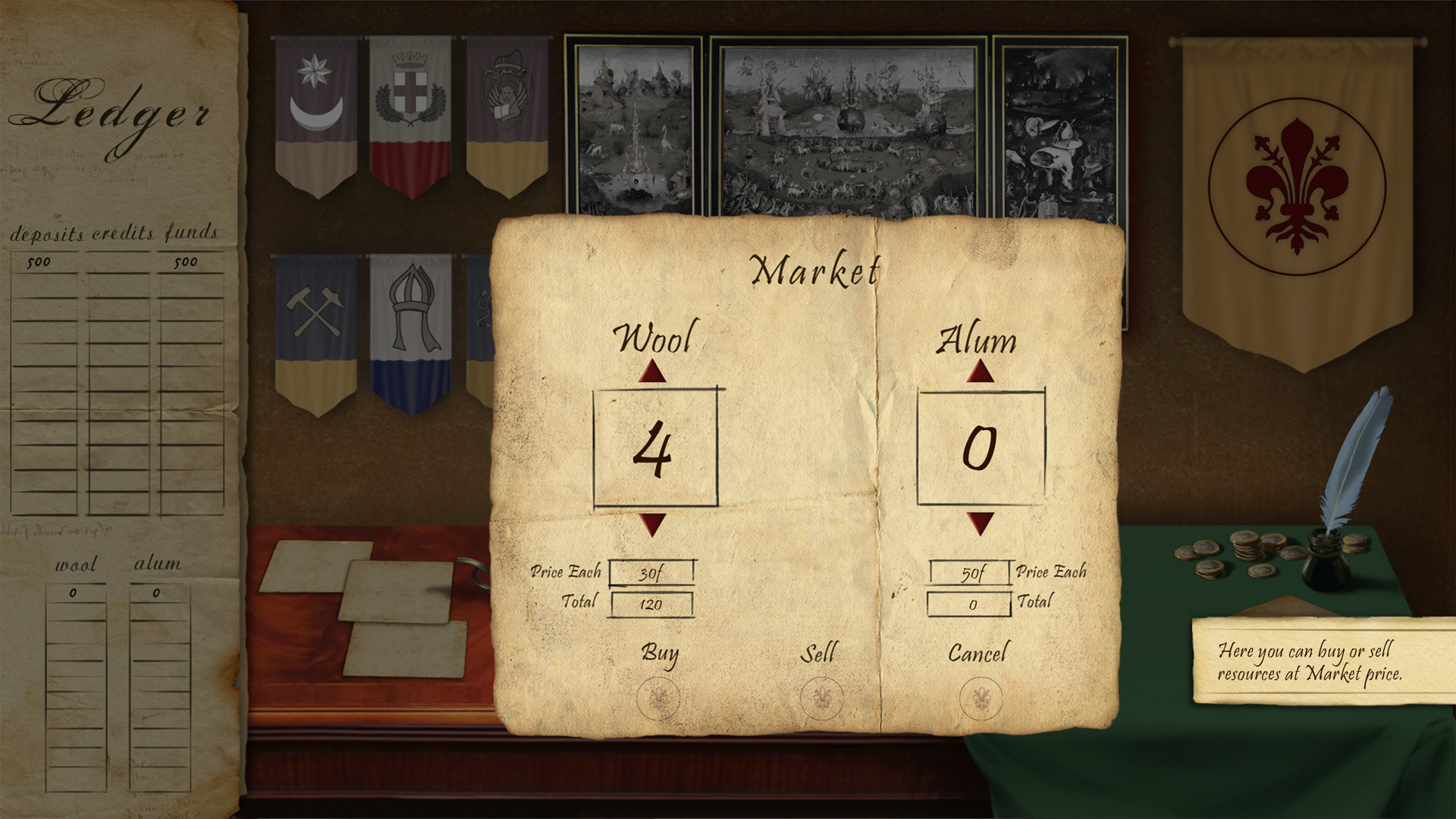 Sample of original prototype with Market overlay
