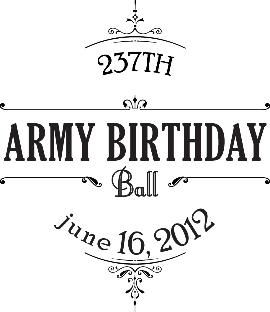 Emblem design for 2012 Army Ball
