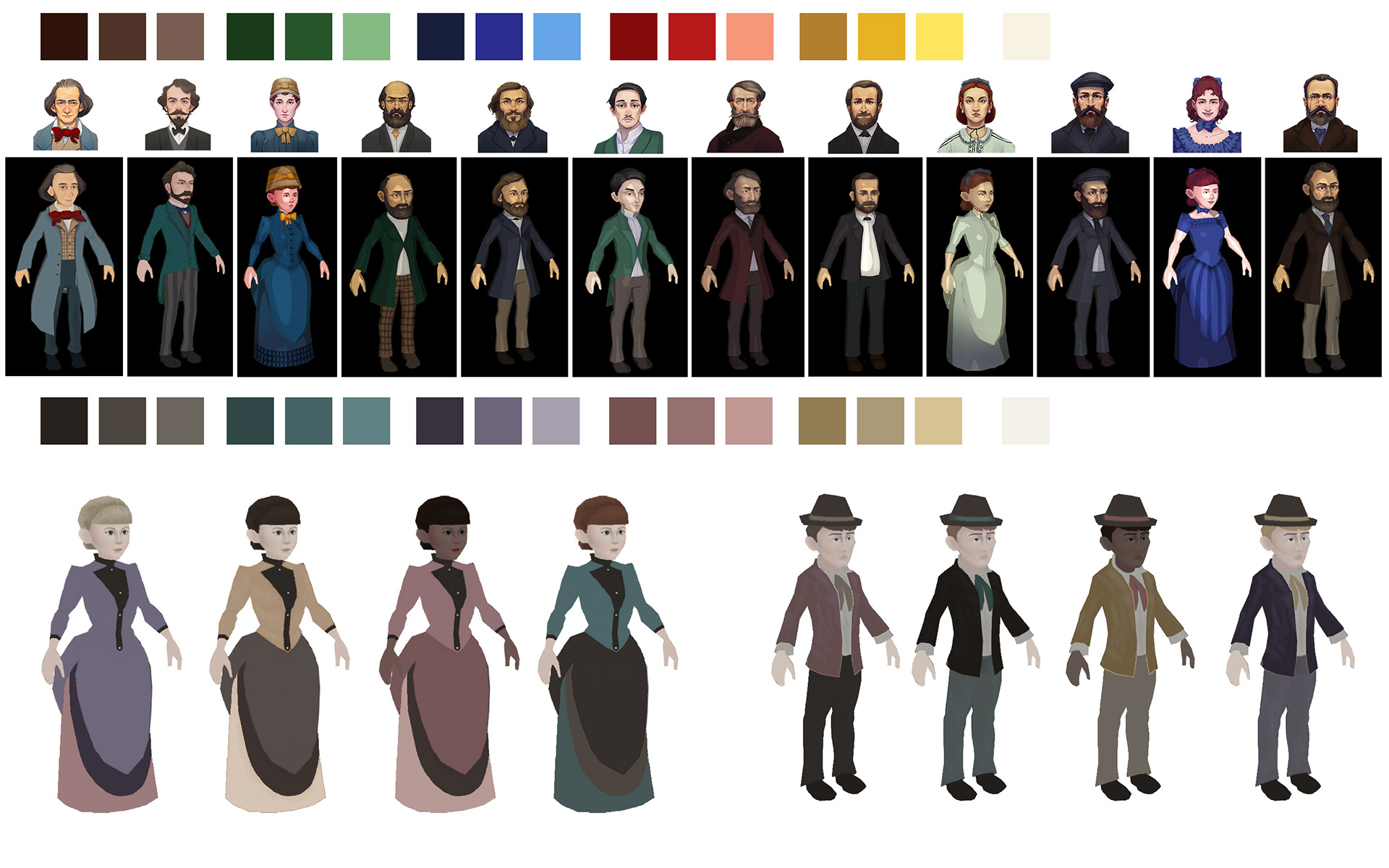 Character and color concept art