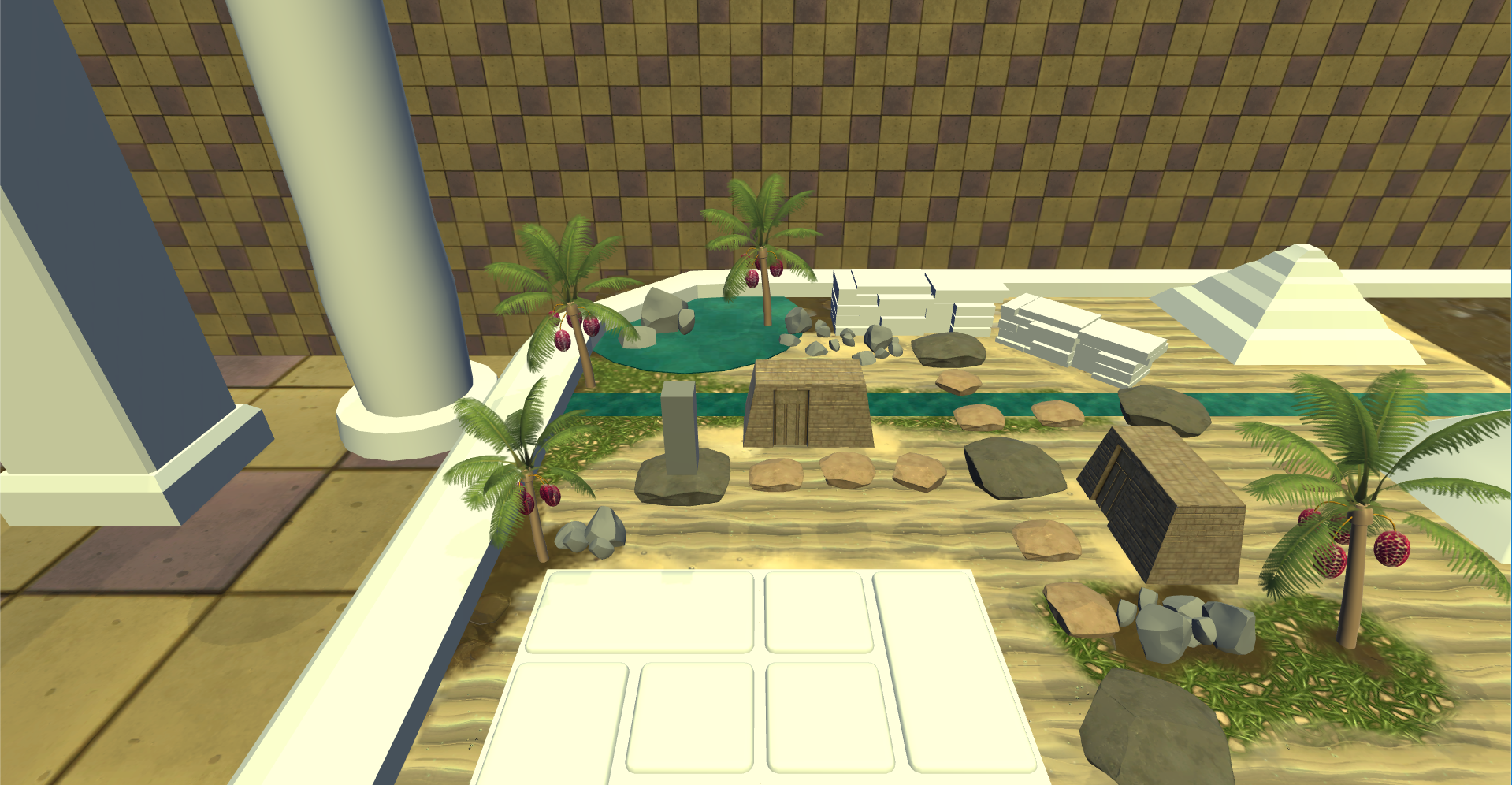 Screenshot of environment redesign concept