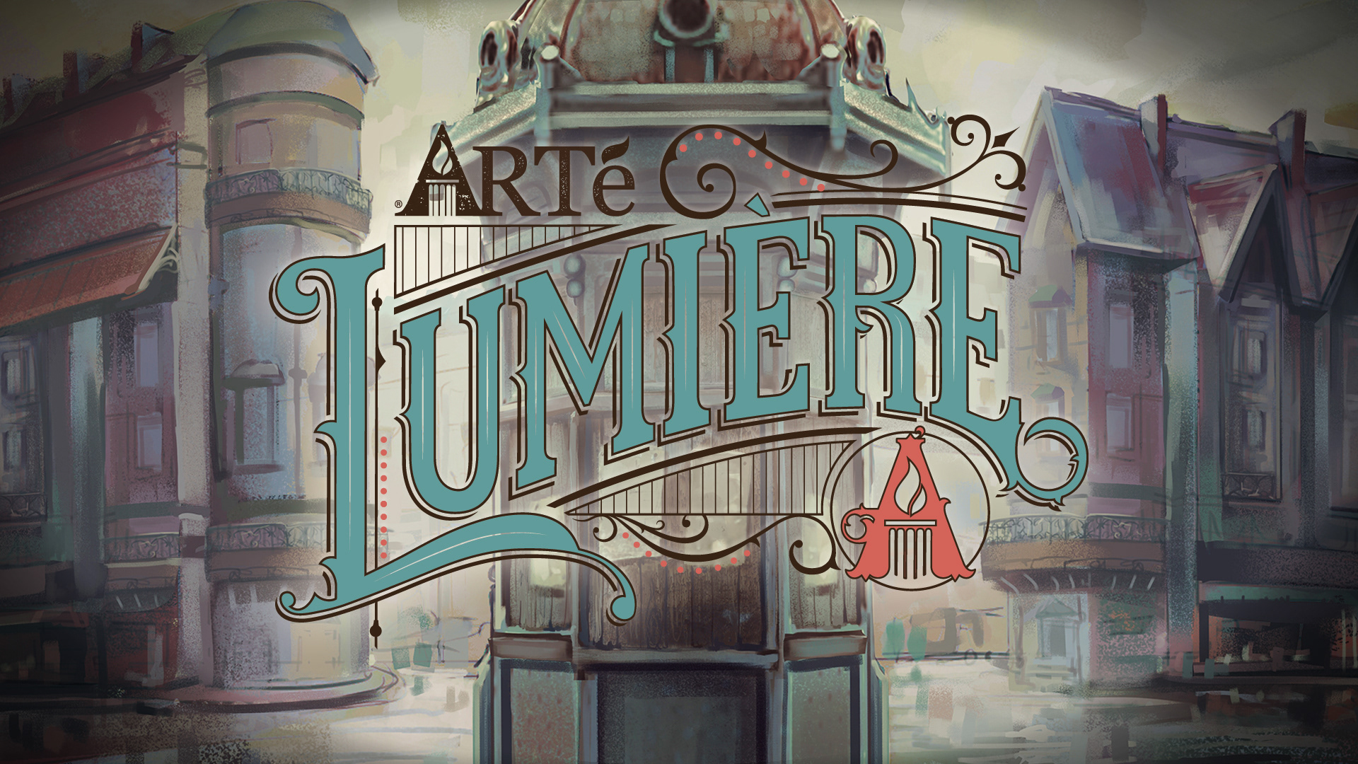Lumière logo and background art