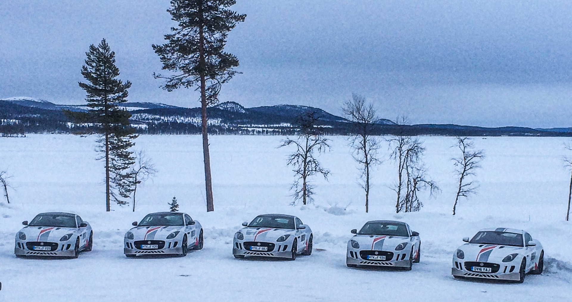 F Type R - 475 hp AWD with studded snow tires