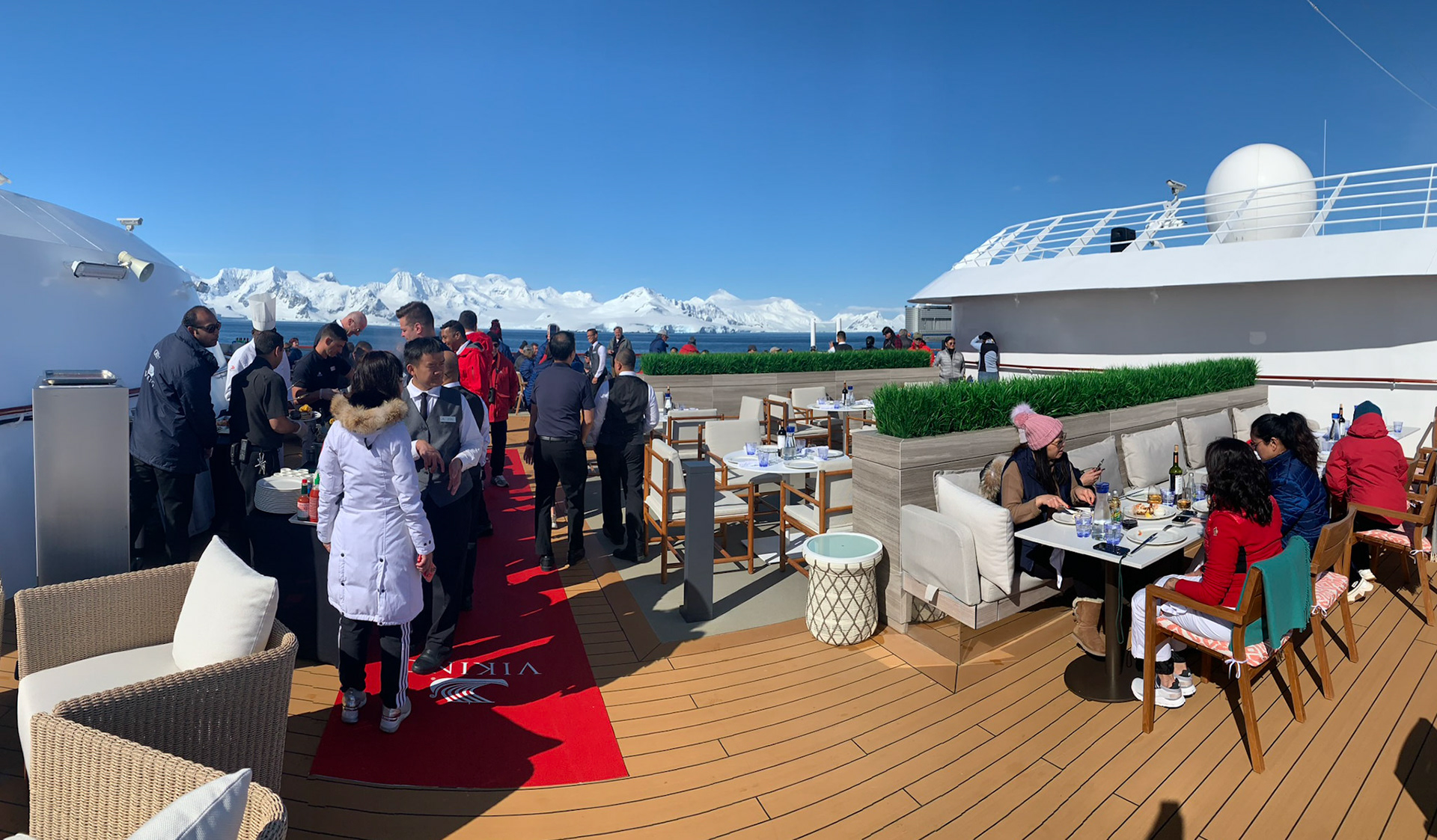 BBQ on the top deck