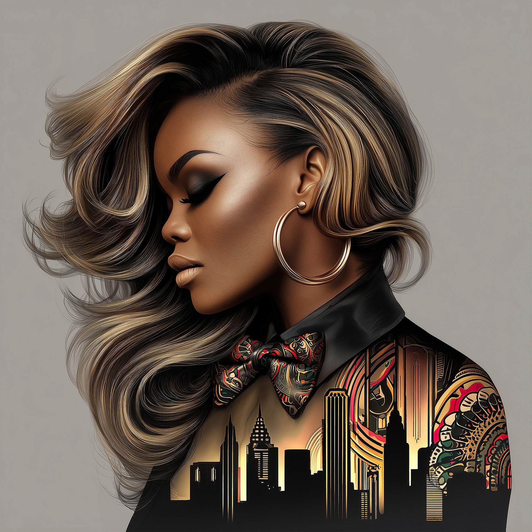 Skyline Silhouette - 2026 | Digital & Generative Portrait