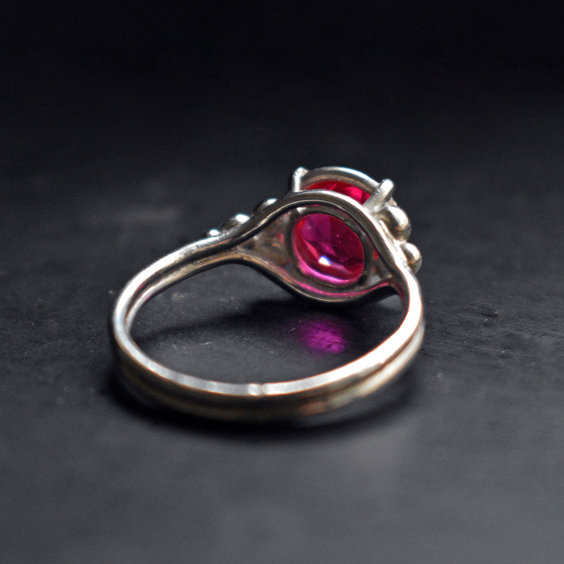 pink topaz ring