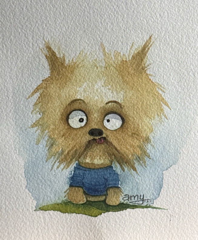 Watercolor Pet Illustration