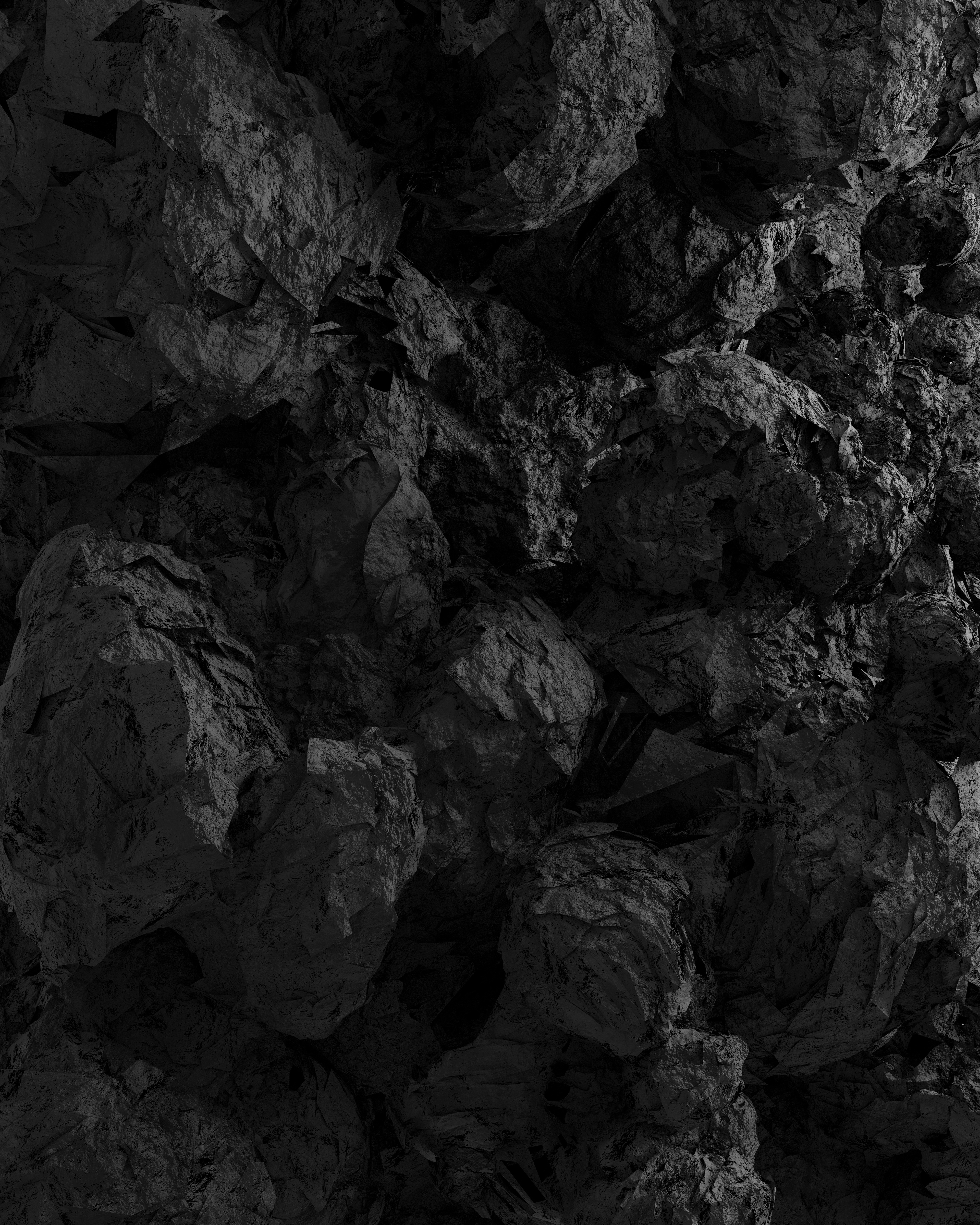 The Flickering Paths of Coal - right (2023), digital 3D render
