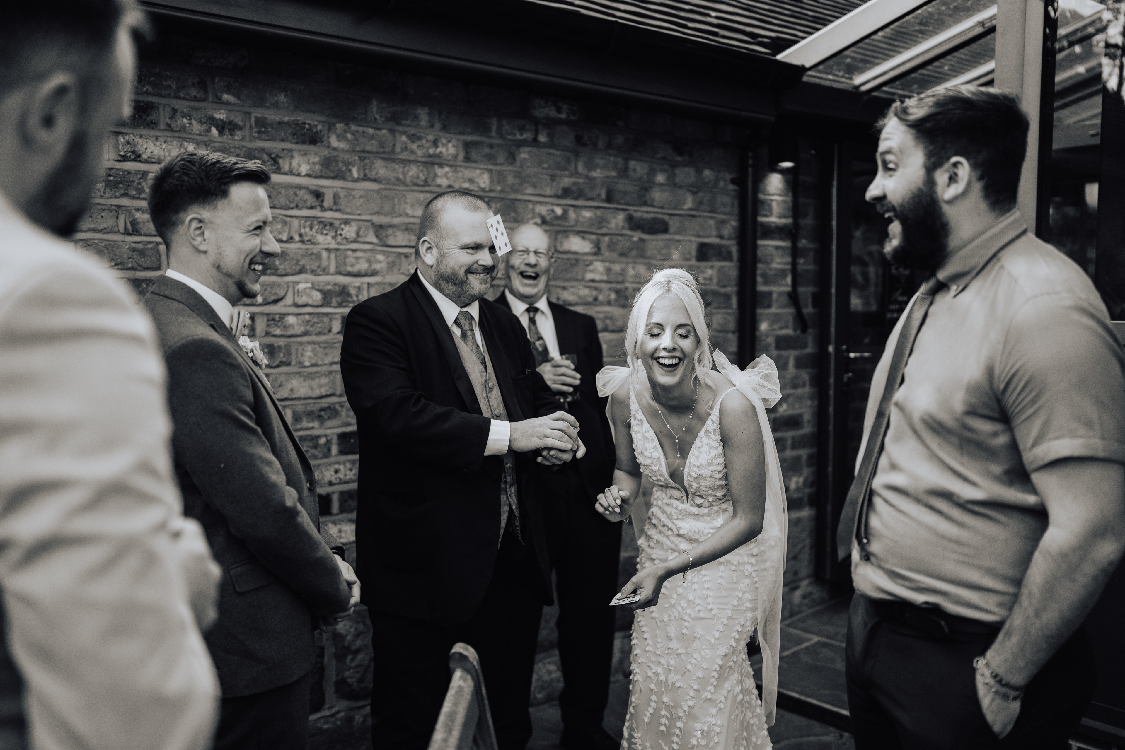 Candid wedding photography at The Plough Inn Eaton Cheshire
