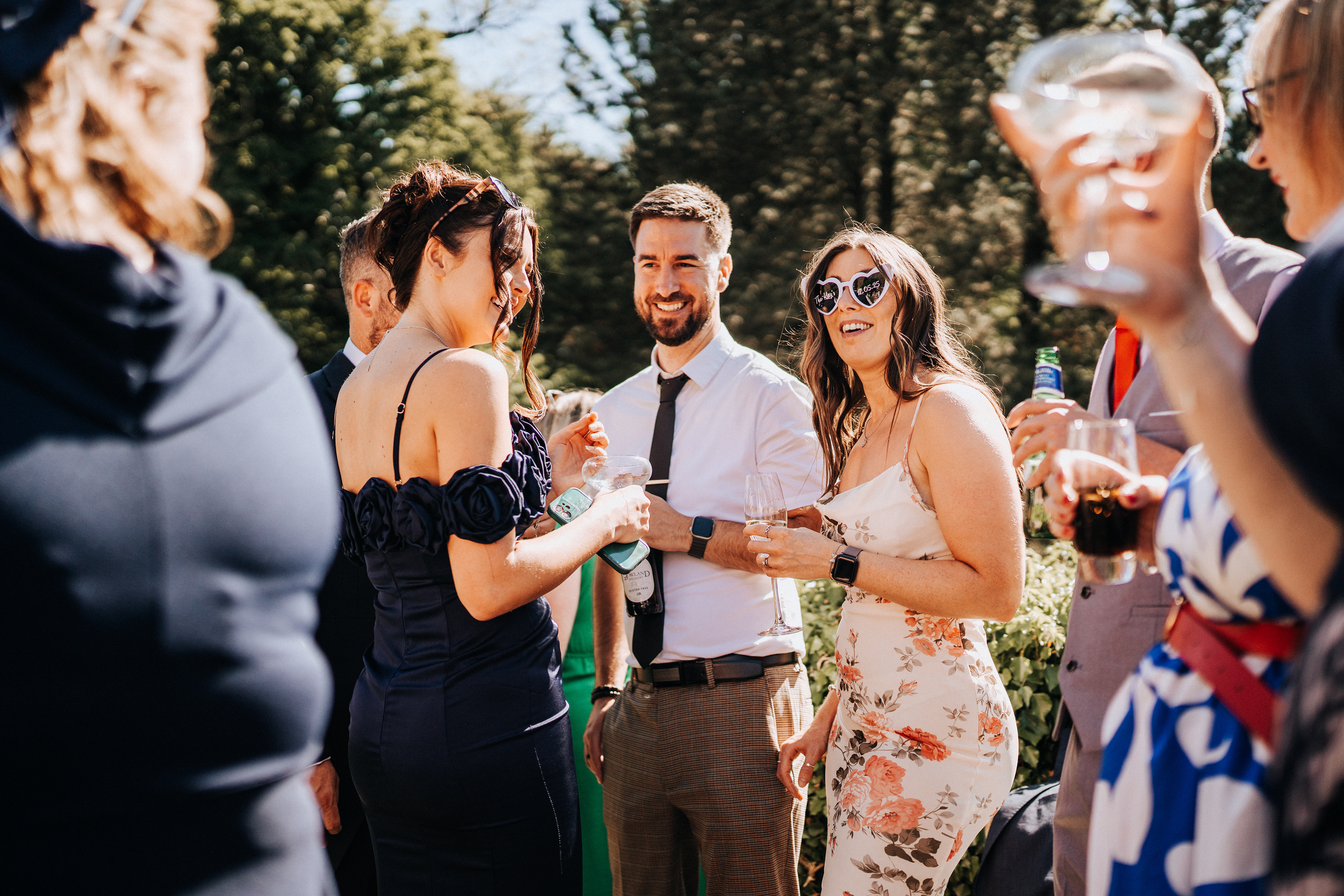 Candid wedding photography and videography husband and wife team capturing real weddings at Mitton Hall in Lancashire