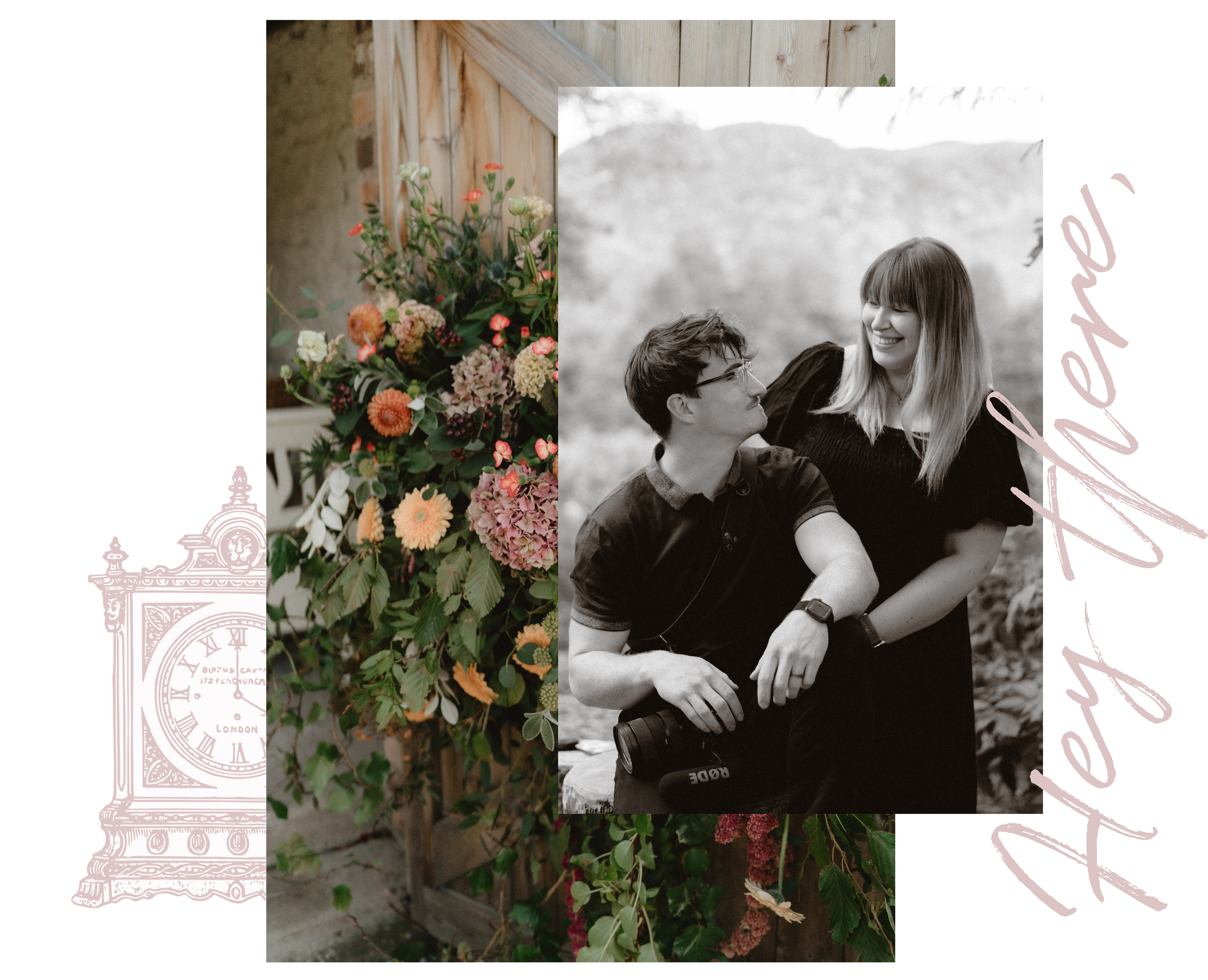 husband and wife wedding photography and videography team