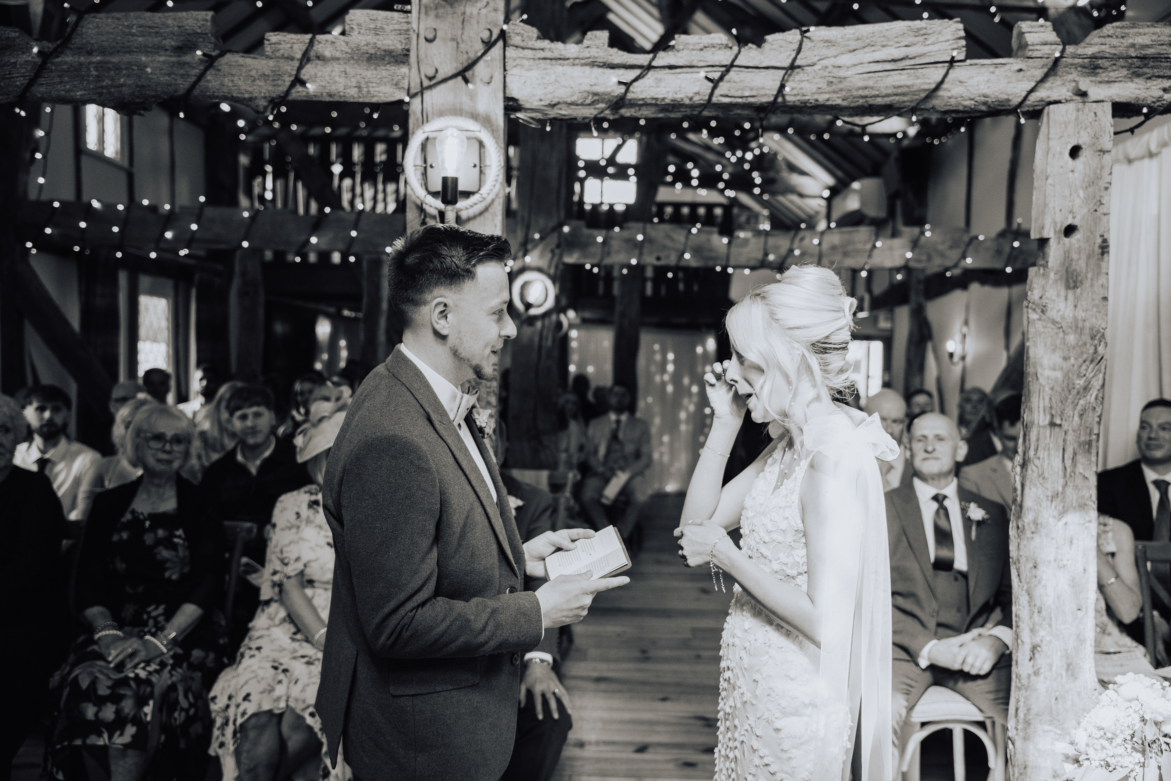 Real moments in weddings captured naturally by a husband and wife team