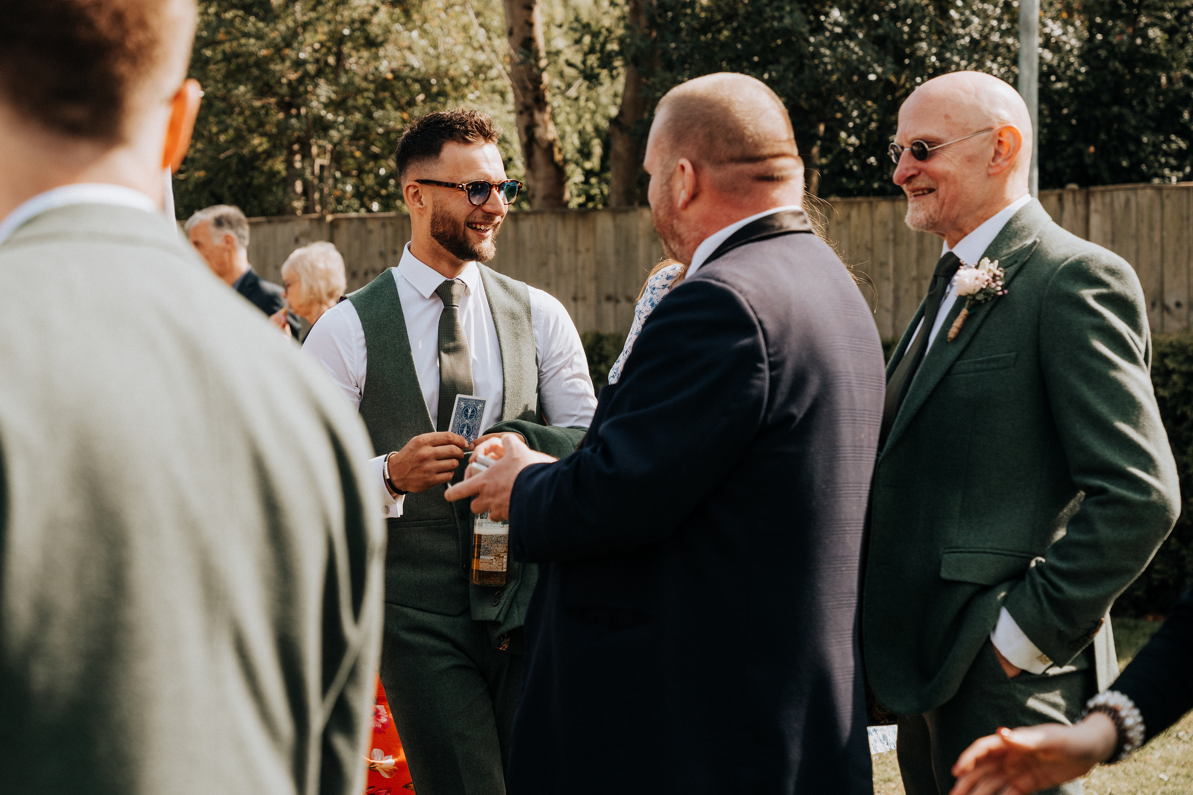 Candid wedding photography at The Plough Inn Eaton Cheshire