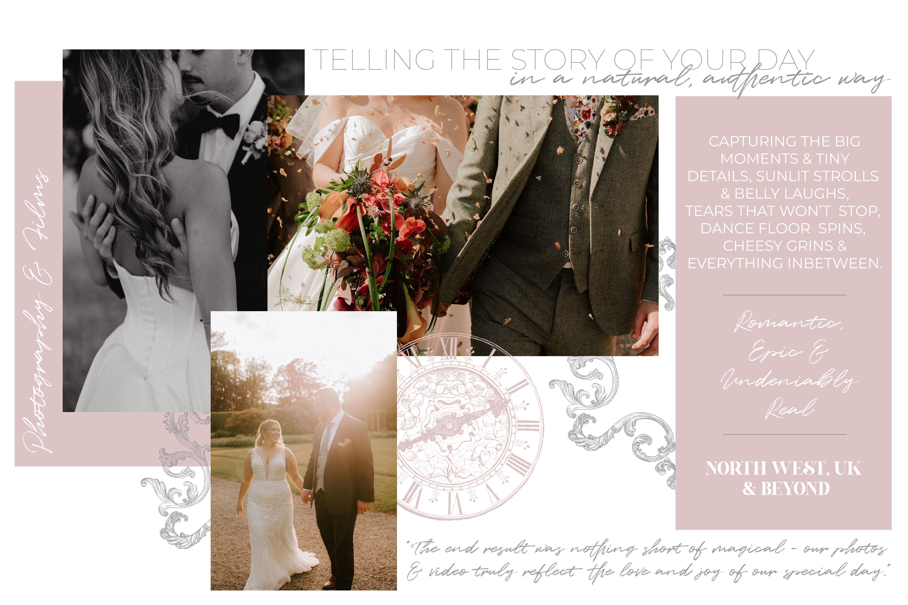 RELAXED WEDDING PHOTOGRAPHY AND VIDEOGRAPHY IN LANCASHIRE, UK