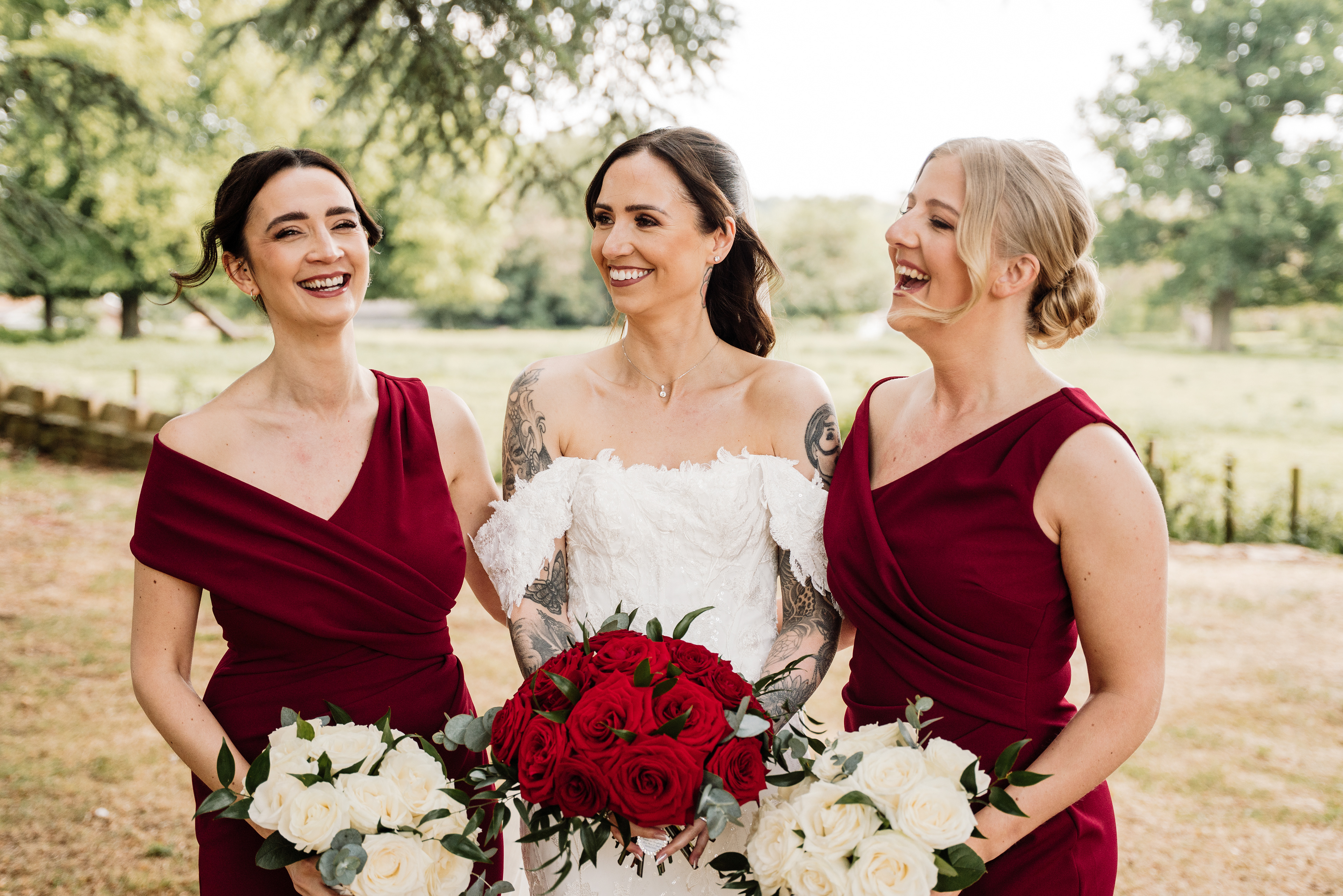 Fun, candid bridesmaid photography at Ashton Lodge Country House