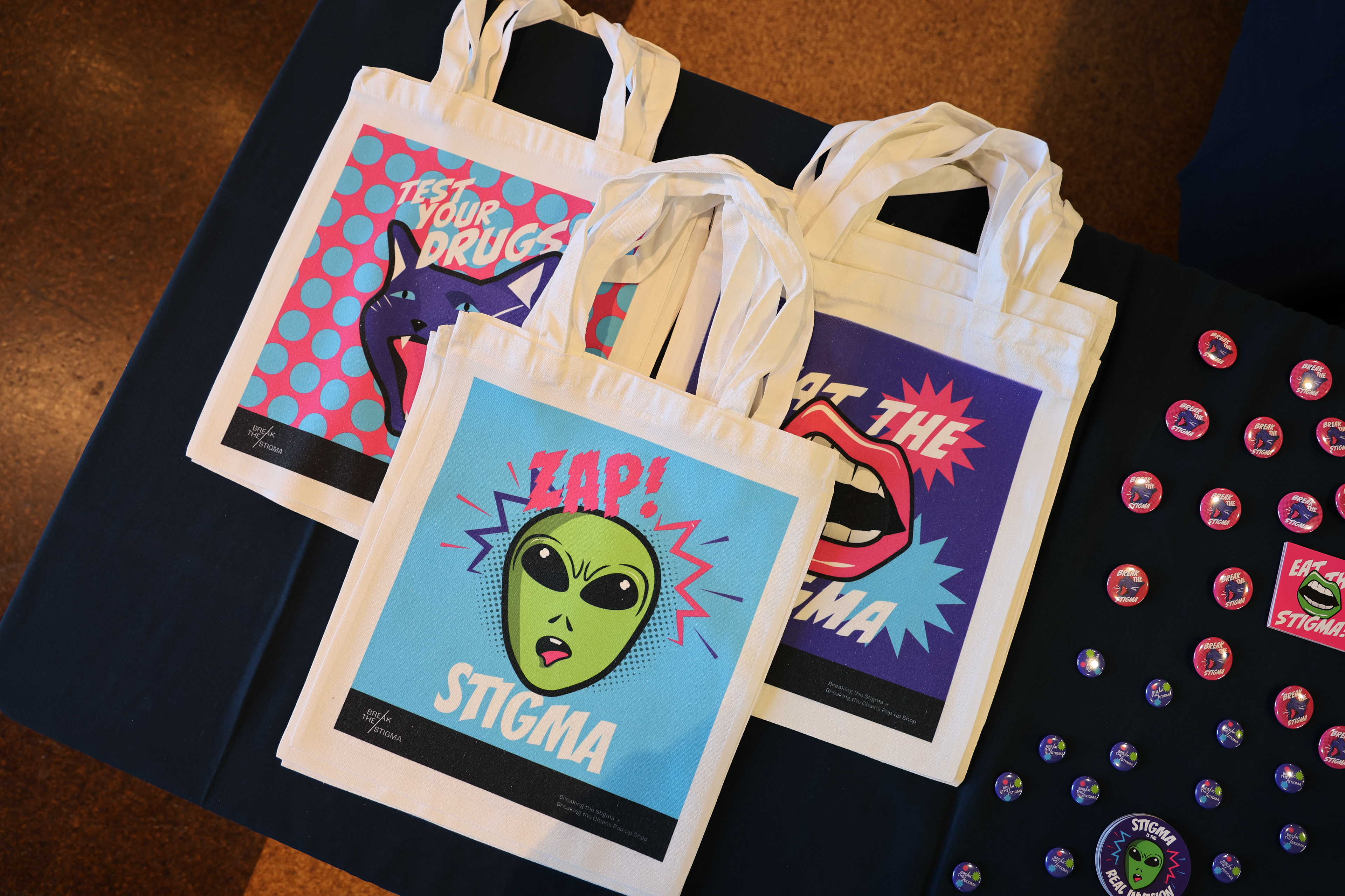 Branded tote bags